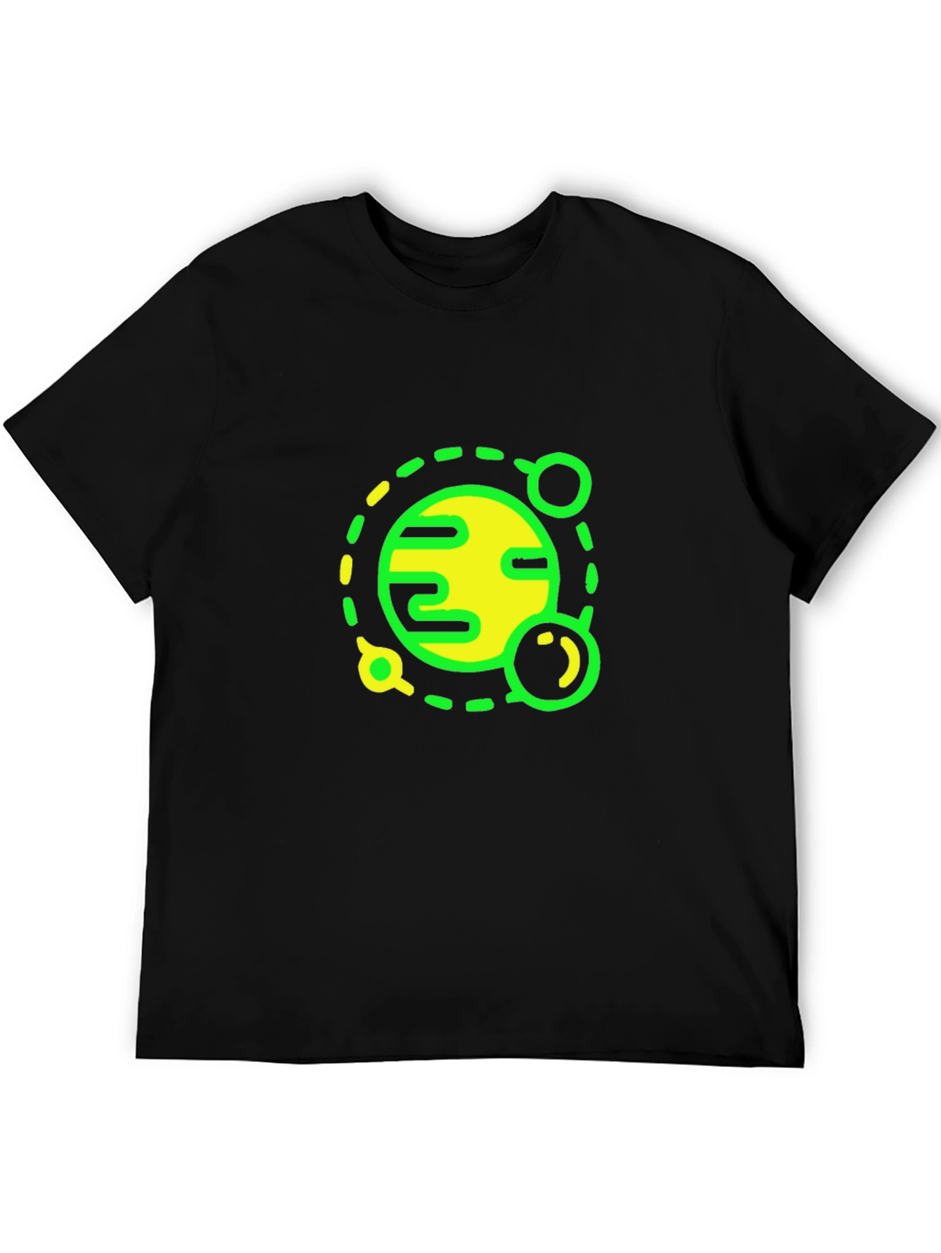 Planet Graphic Black T-Shirt