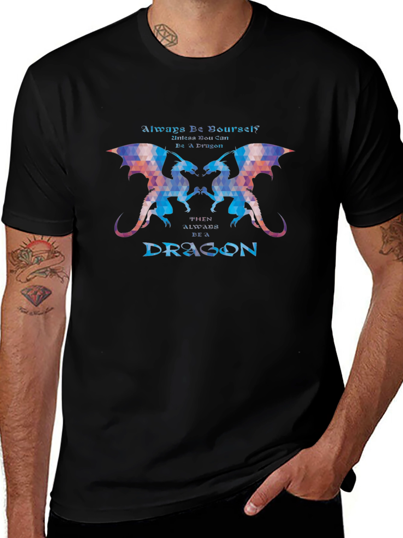 Dragon Graphic T-Shirt - Always Be Yourself