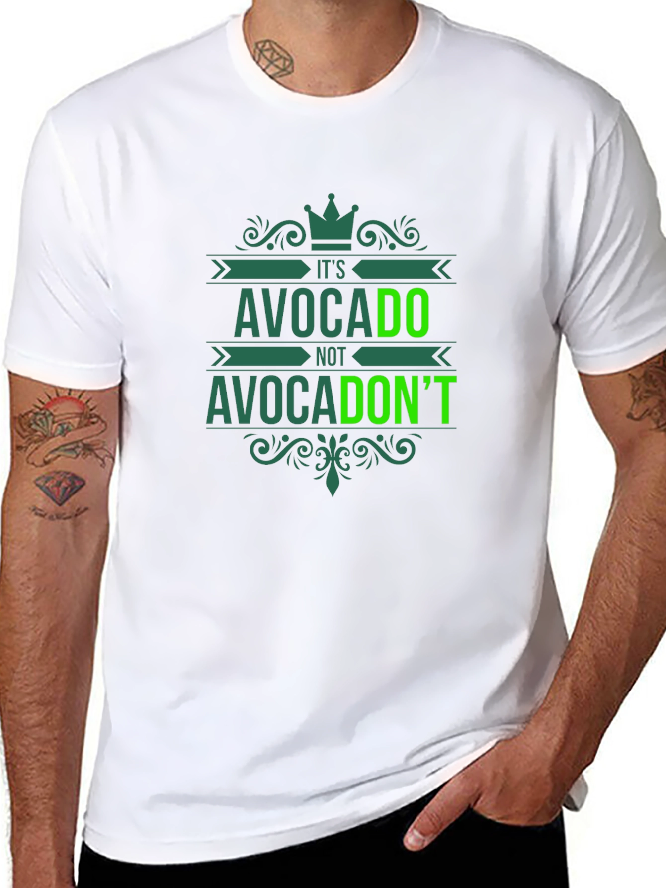 Avocado T-Shirt - Its Avocado Not AvocaDONT Fun Tee