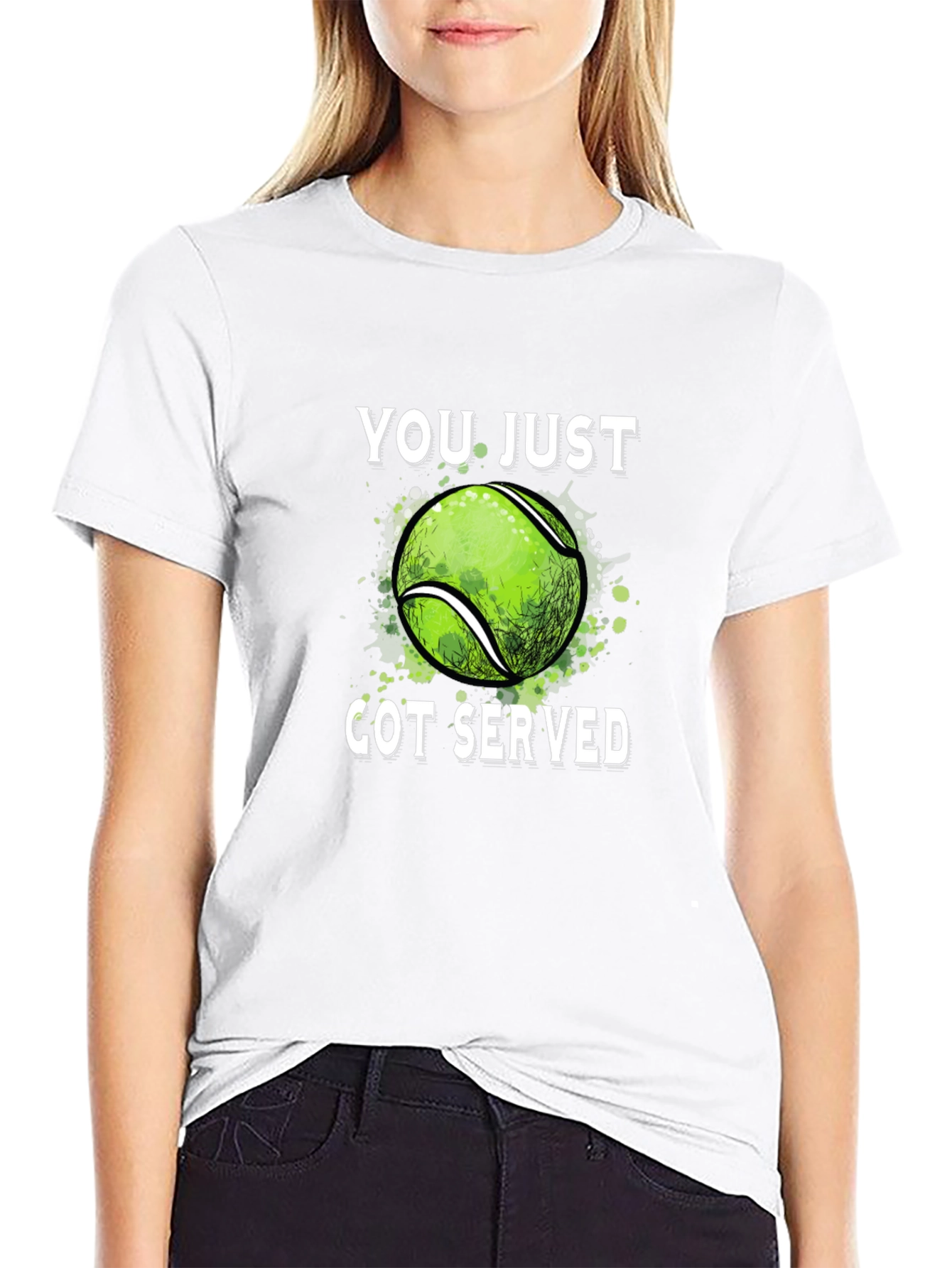 Funny Tennis T-Shirt - You Just Got Served!