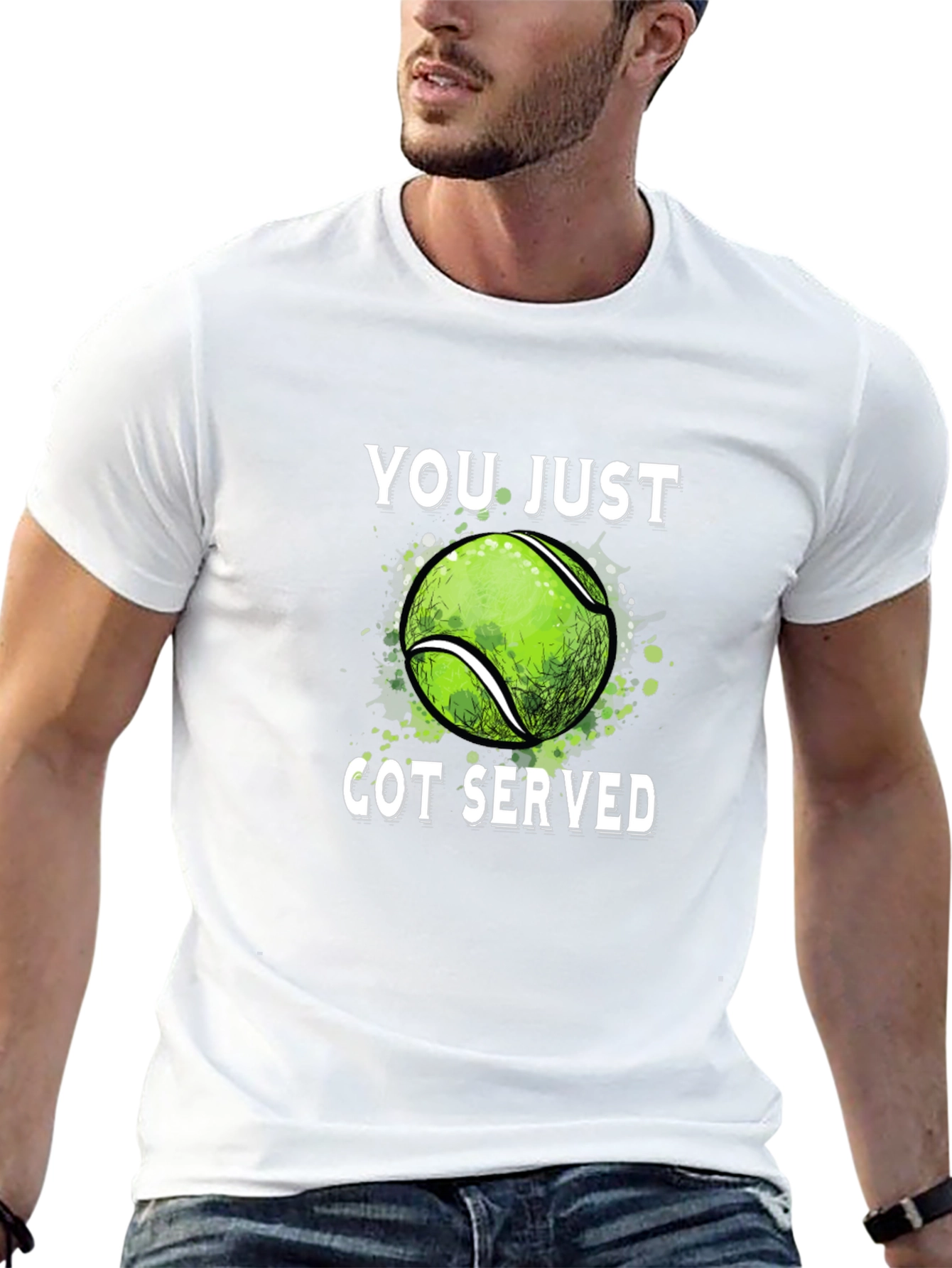Funny Tennis T-Shirt - You Just Got Served!