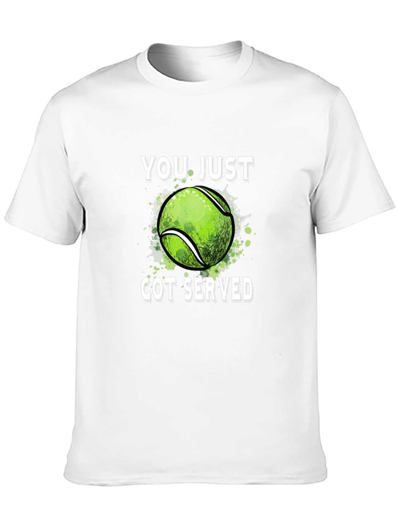 Funny Tennis T-Shirt - You Just Got Served!