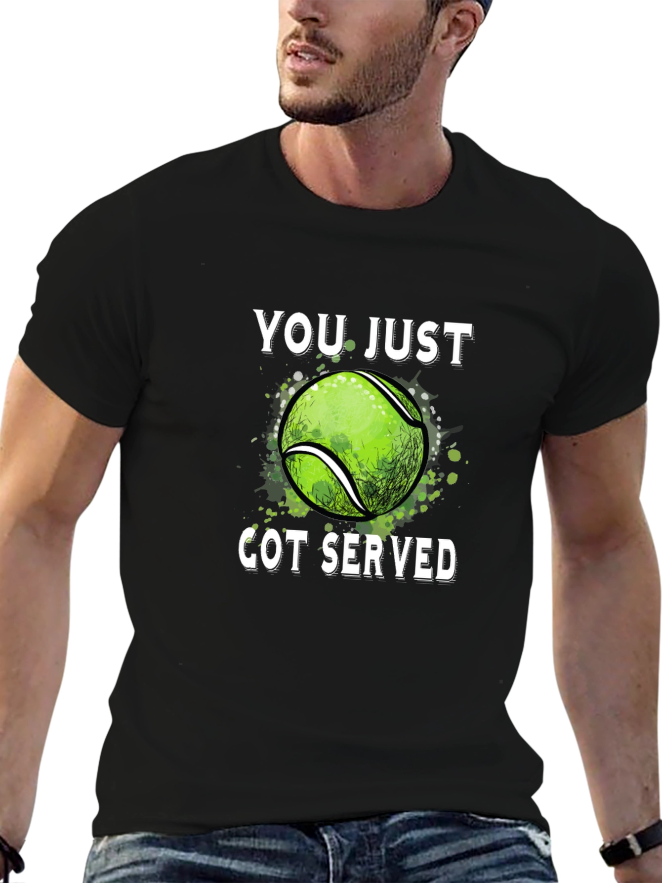 Funny Tennis T-Shirt - You Just Got Served!