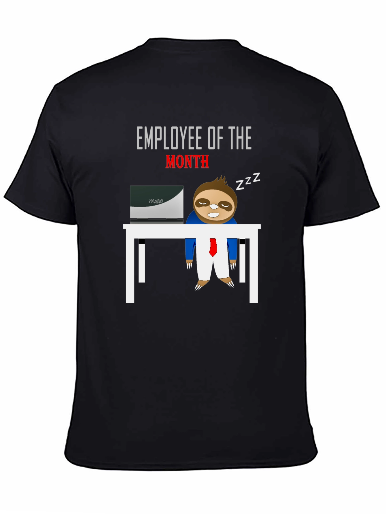 Employee of the Month Sloth Graphic T-Shirt