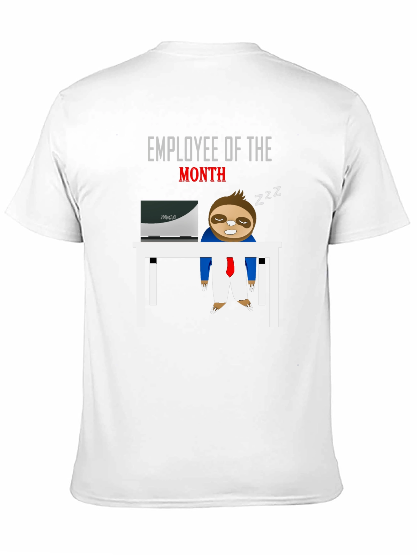 Employee of the Month Sloth Graphic T-Shirt