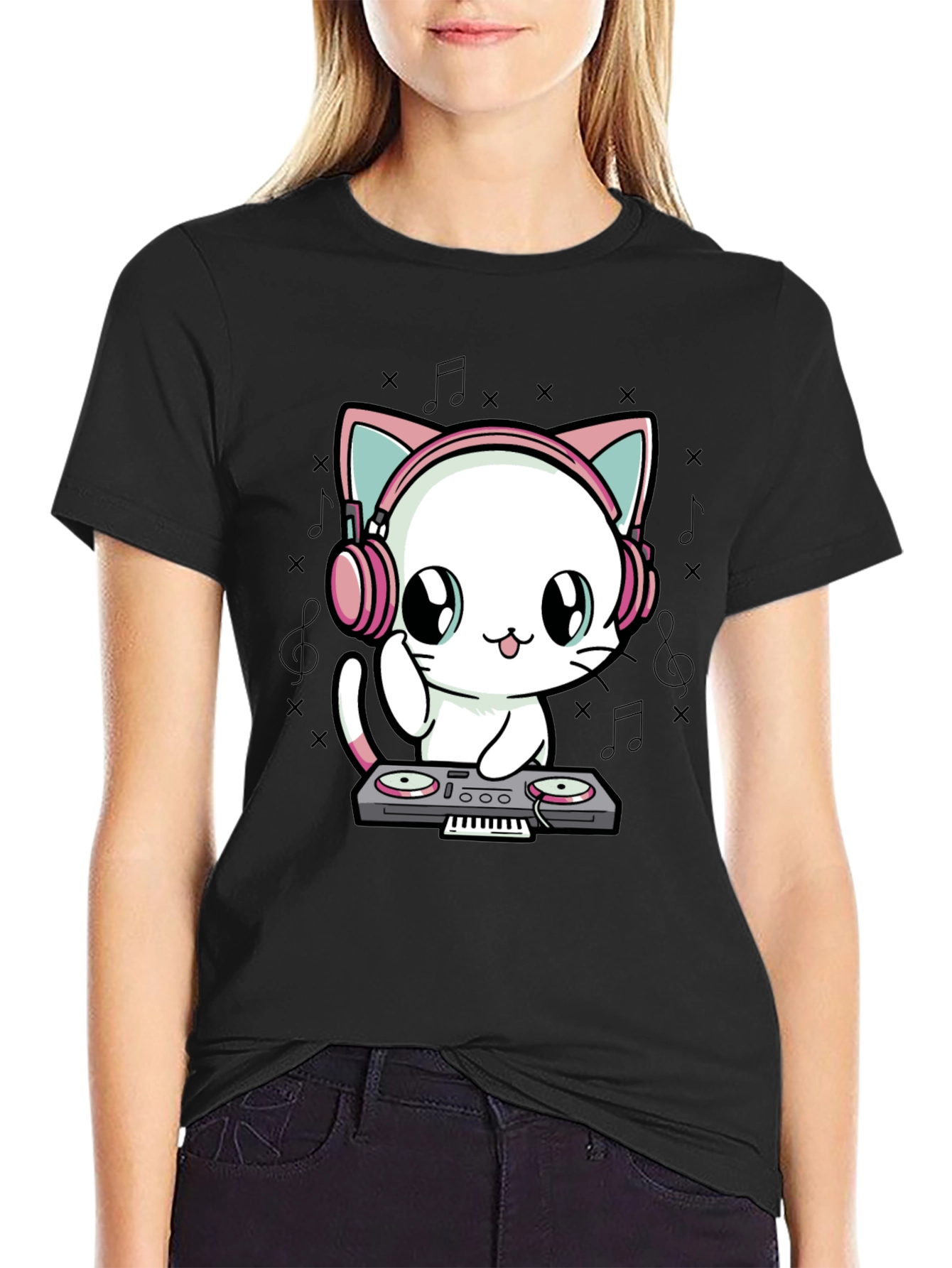 DJ Cat T-Shirt - Music Lover Tee