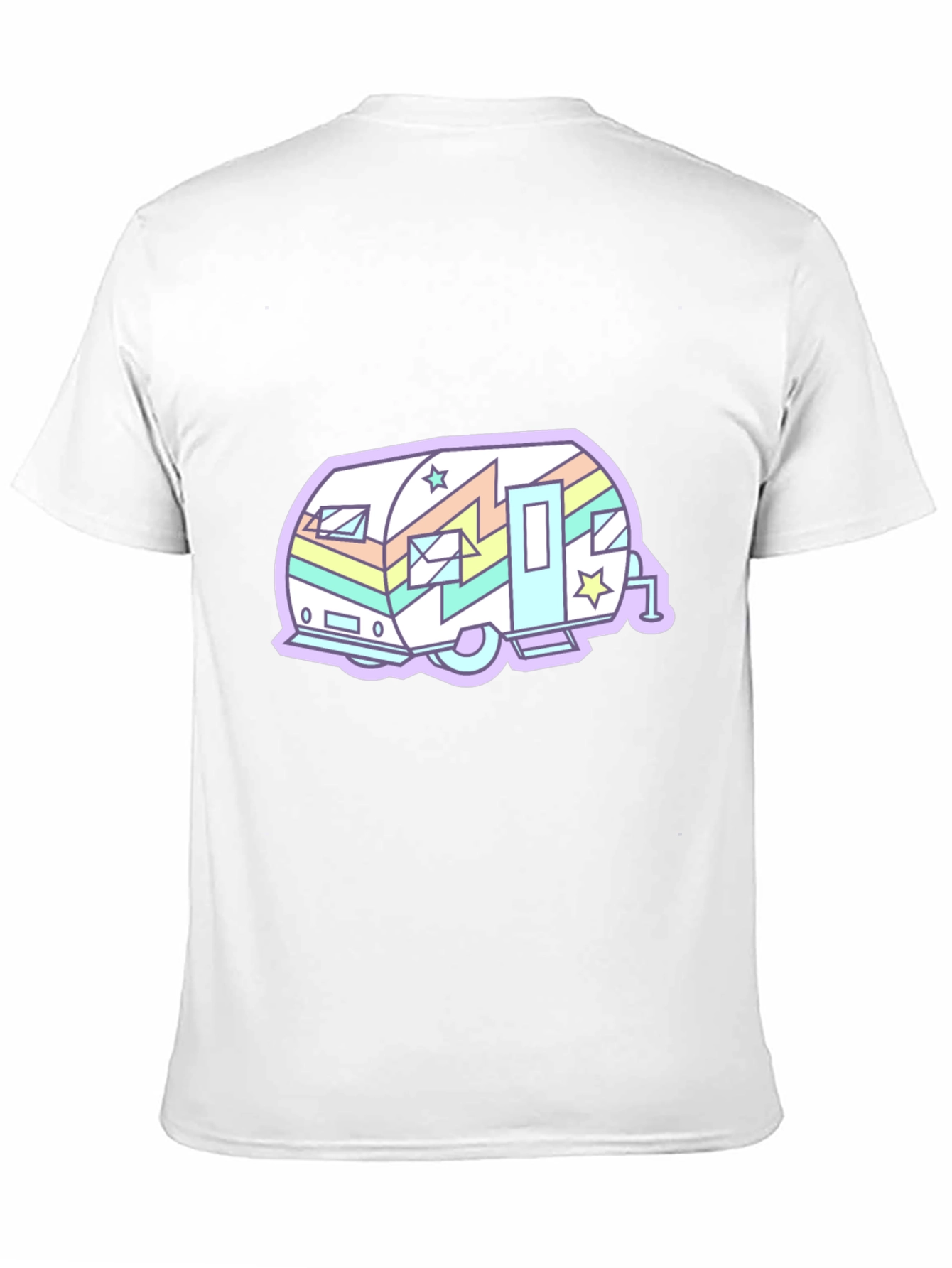 Retro Camper Graphic T-Shirt - Cool Black Tee