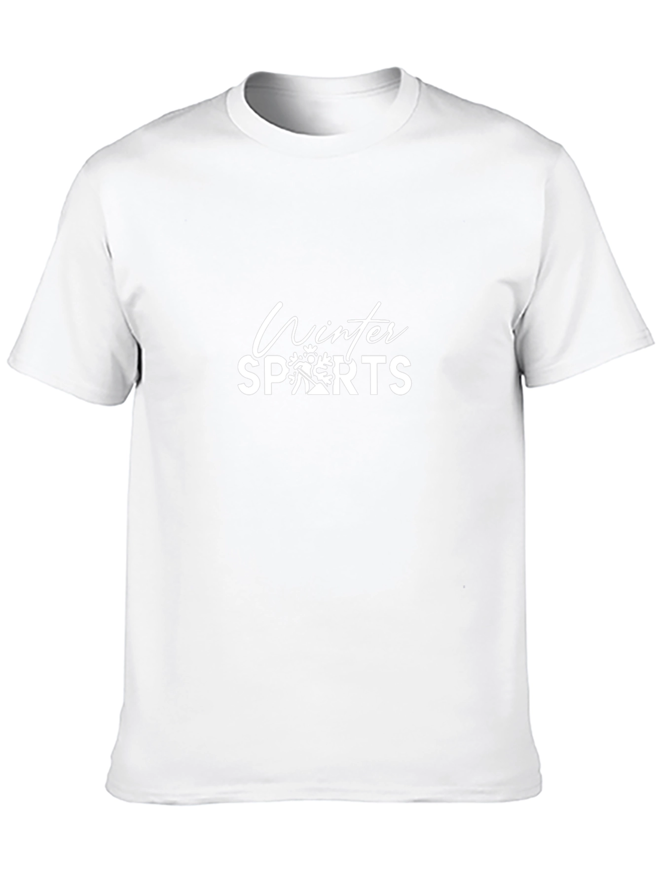 Winter Sports Black T-Shirt