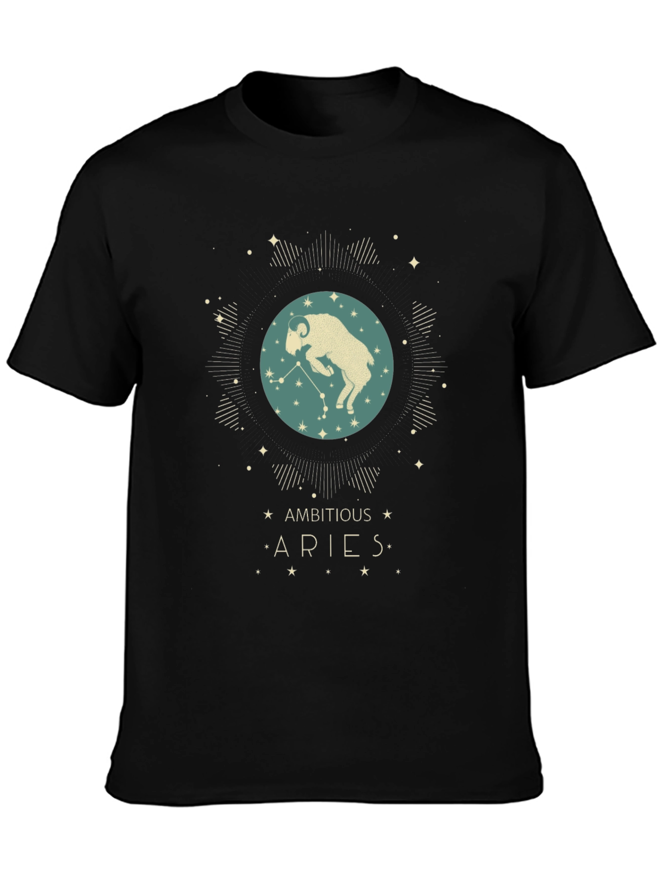 Aries Zodiac T-Shirt - Ambitious Star Sign Tee