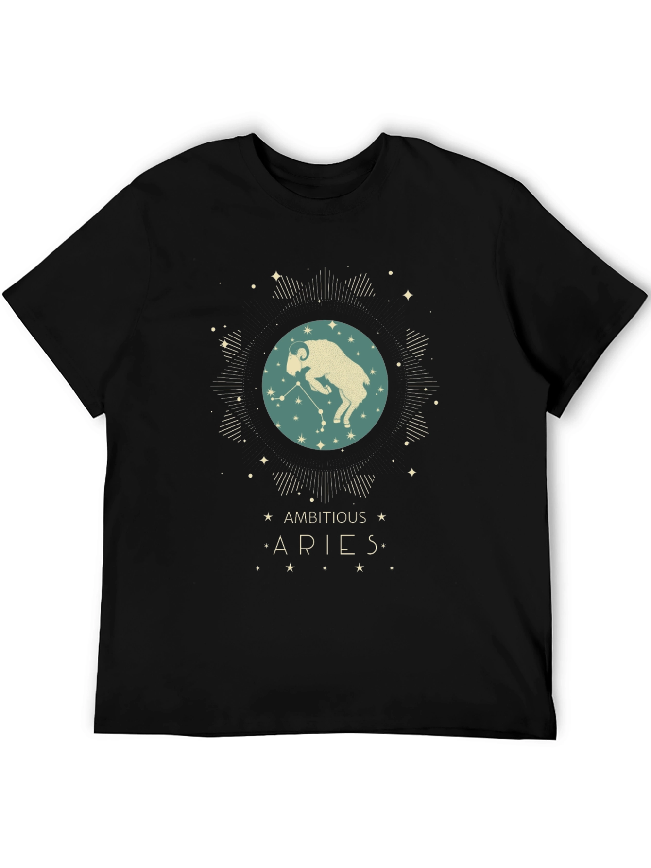 Aries Zodiac T-Shirt - Ambitious Star Sign Tee