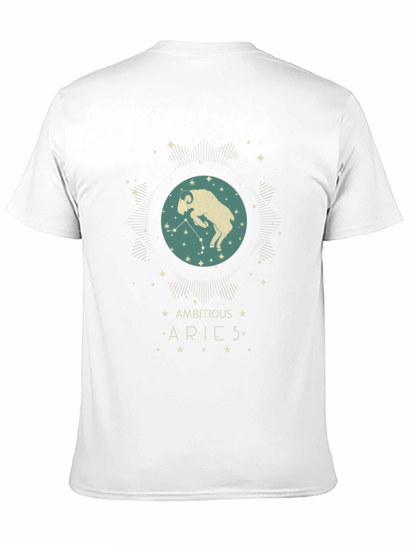 Aries Zodiac T-Shirt - Ambitious Star Sign Tee