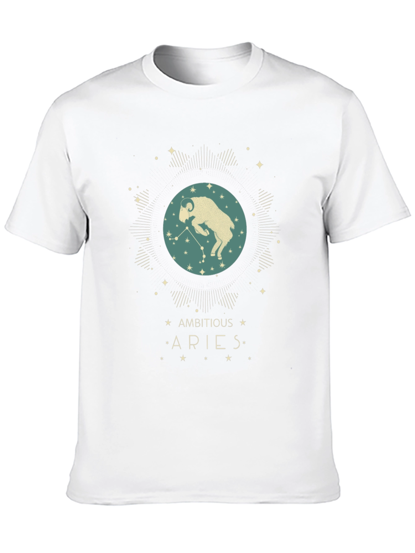 Aries Zodiac T-Shirt - Ambitious Star Sign Tee