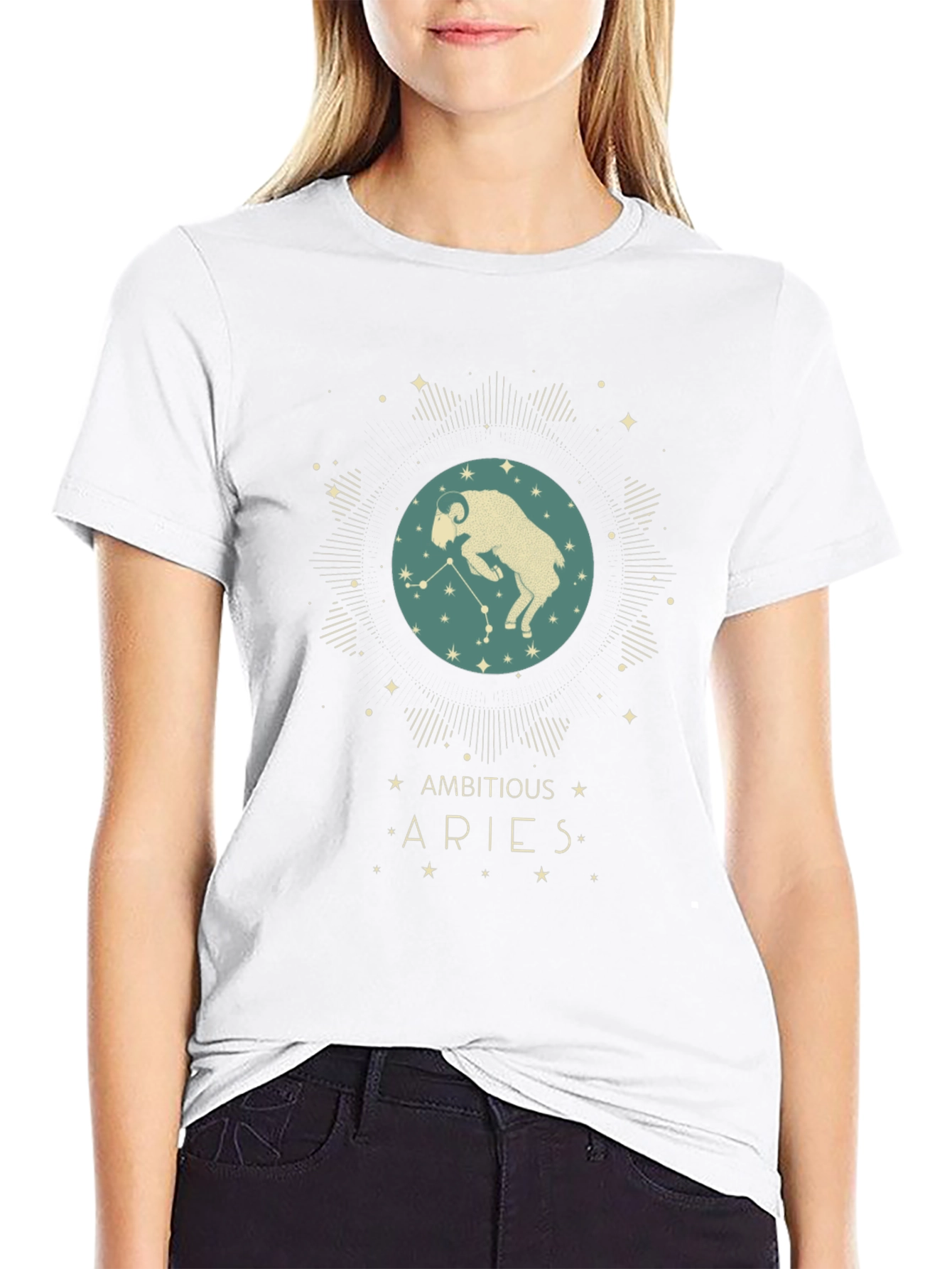 Aries Zodiac T-Shirt - Ambitious Star Sign Tee