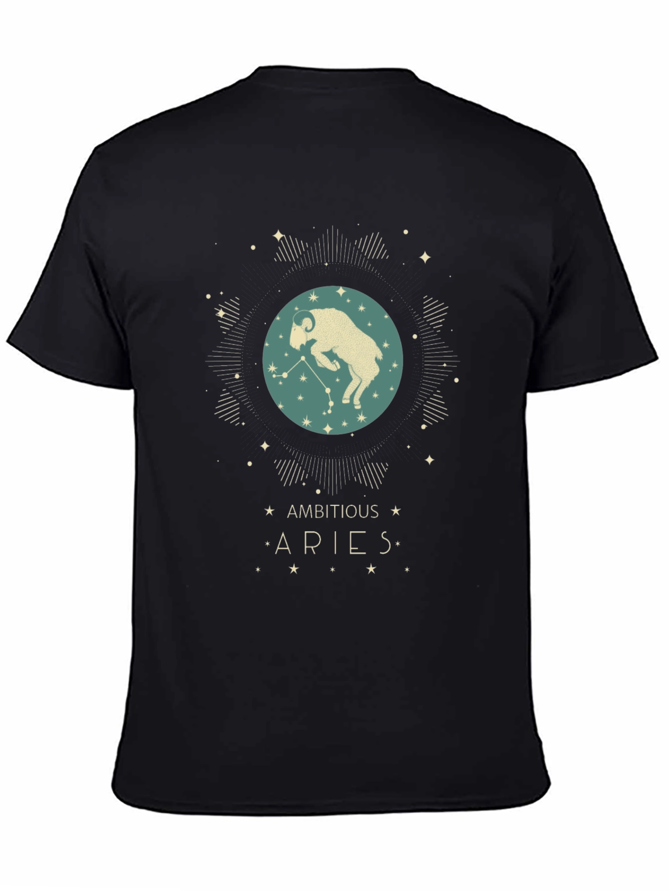 Aries Zodiac T-Shirt - Ambitious Star Sign Tee