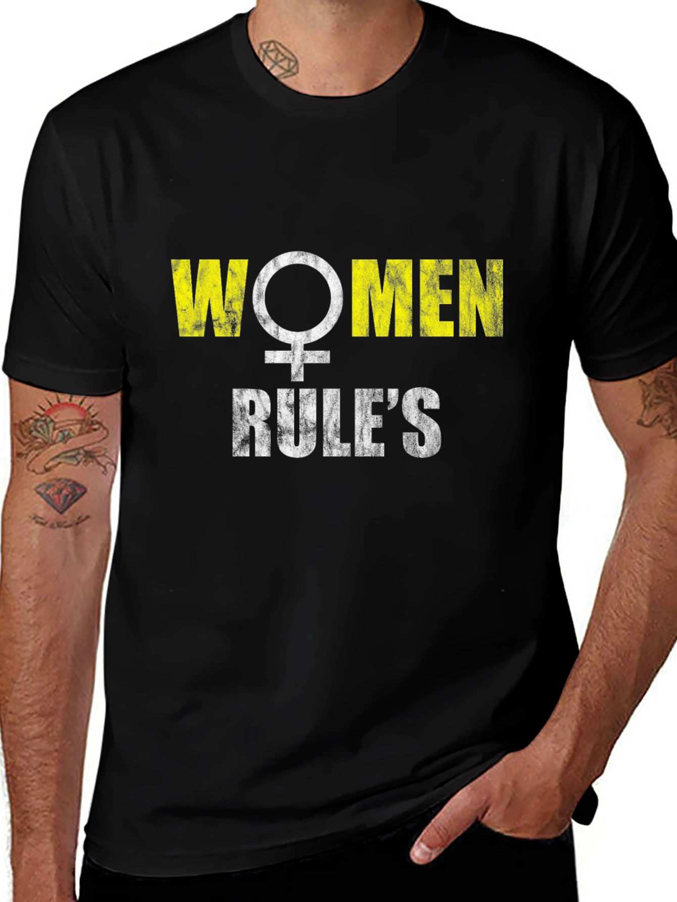 Women Rule T-Shirt Feminist Graphic Tee