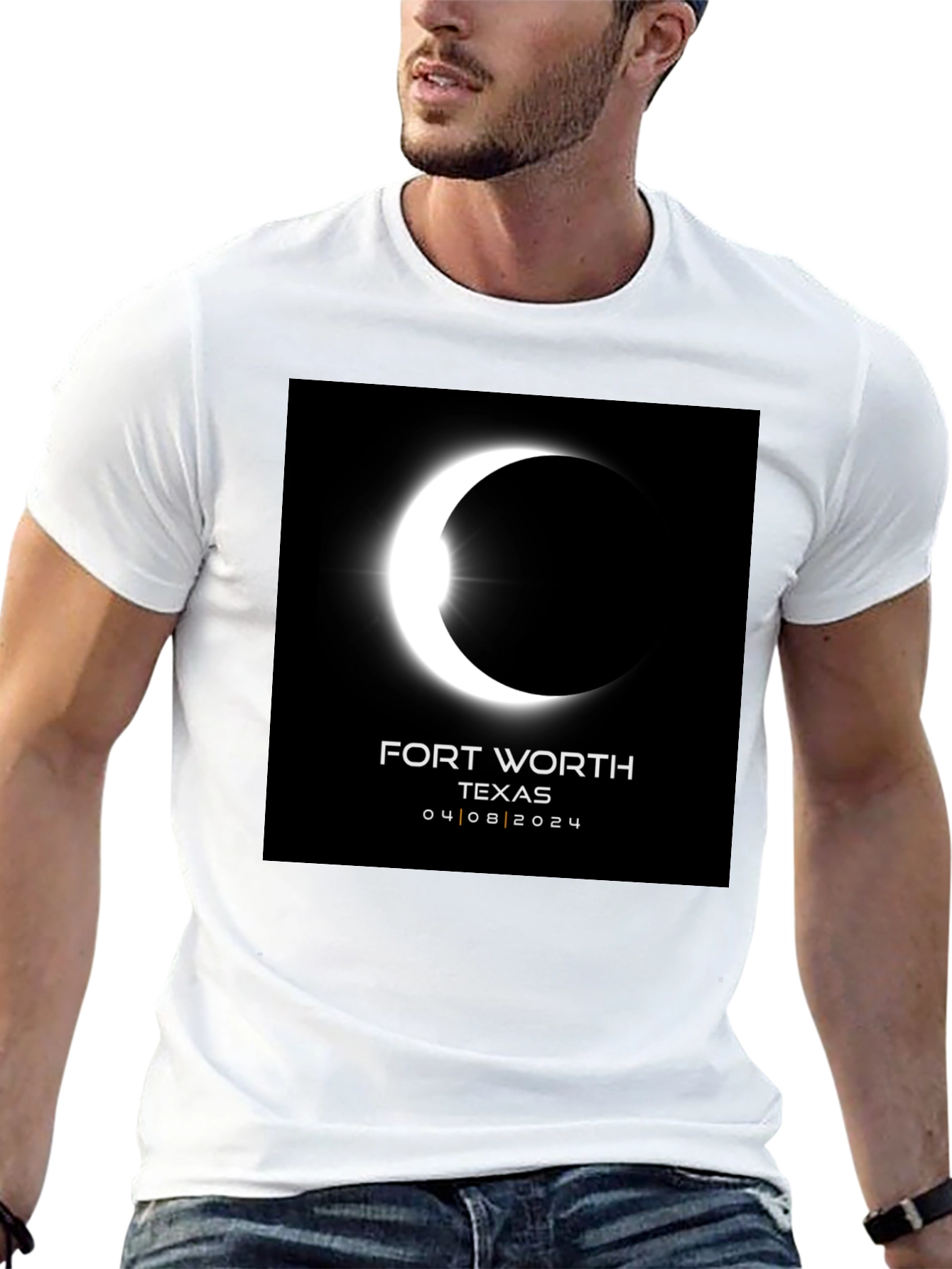 Fort Worth Texas Eclipse 2024 T-Shirt
