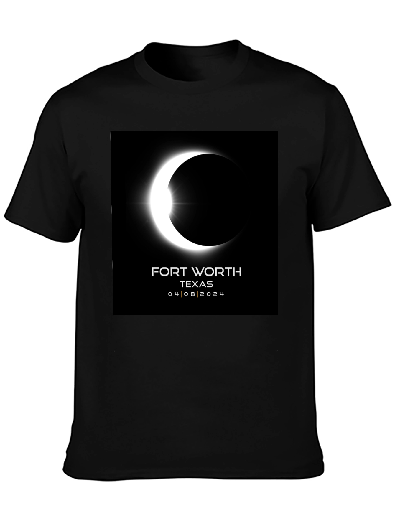 Fort Worth Texas Eclipse 2024 T-Shirt