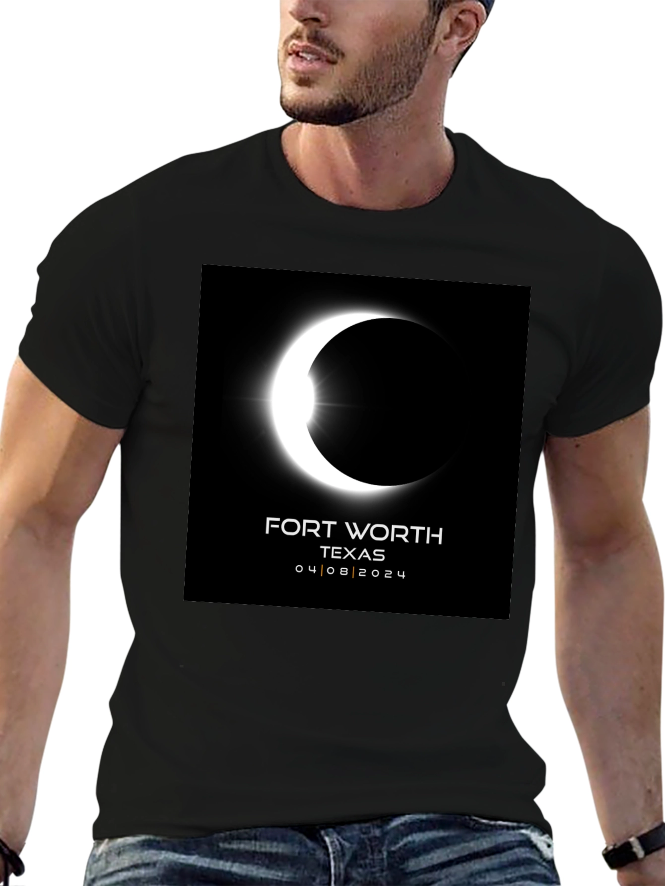Fort Worth Texas Eclipse 2024 T-Shirt
