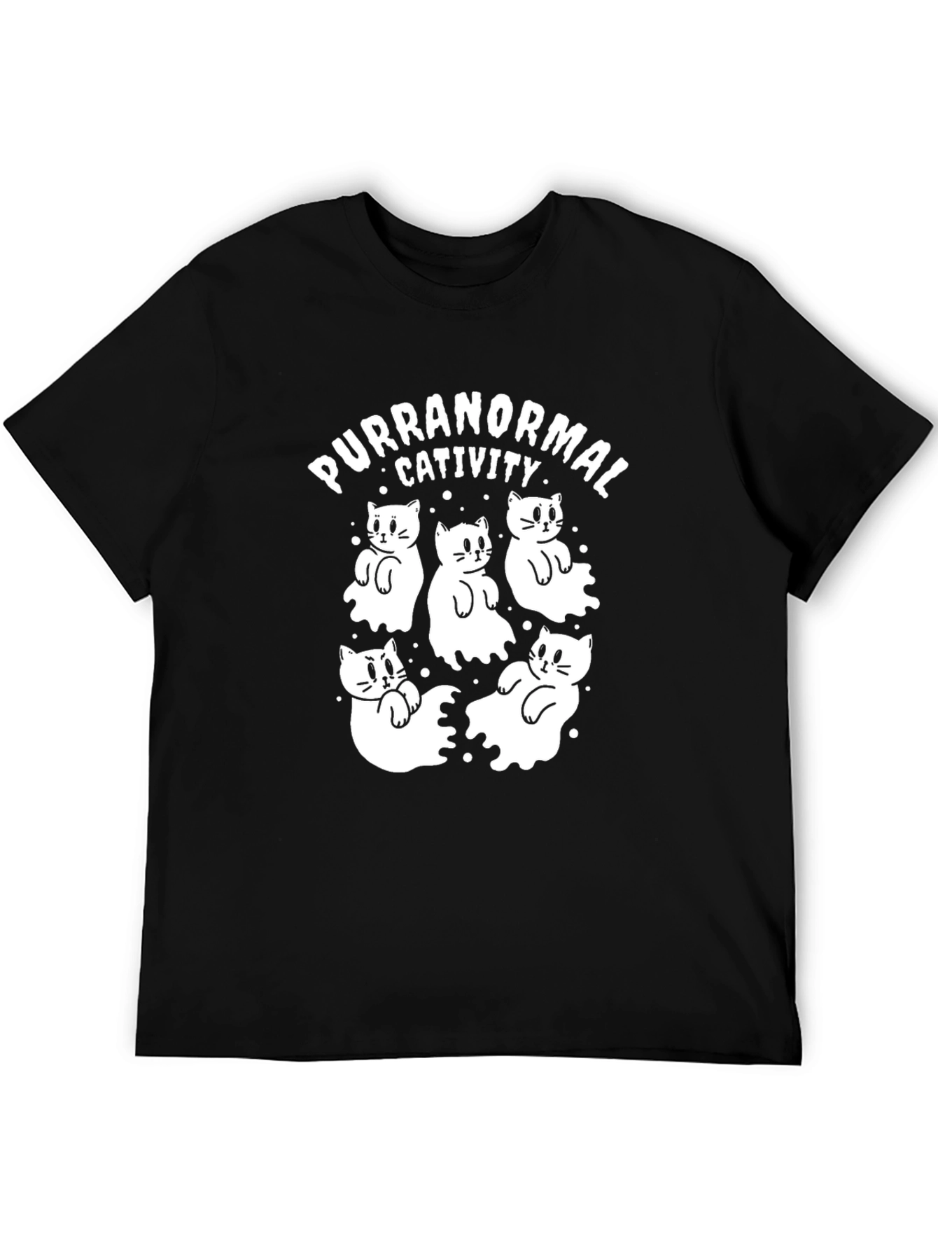 Purranormal Activity Black T-Shirt