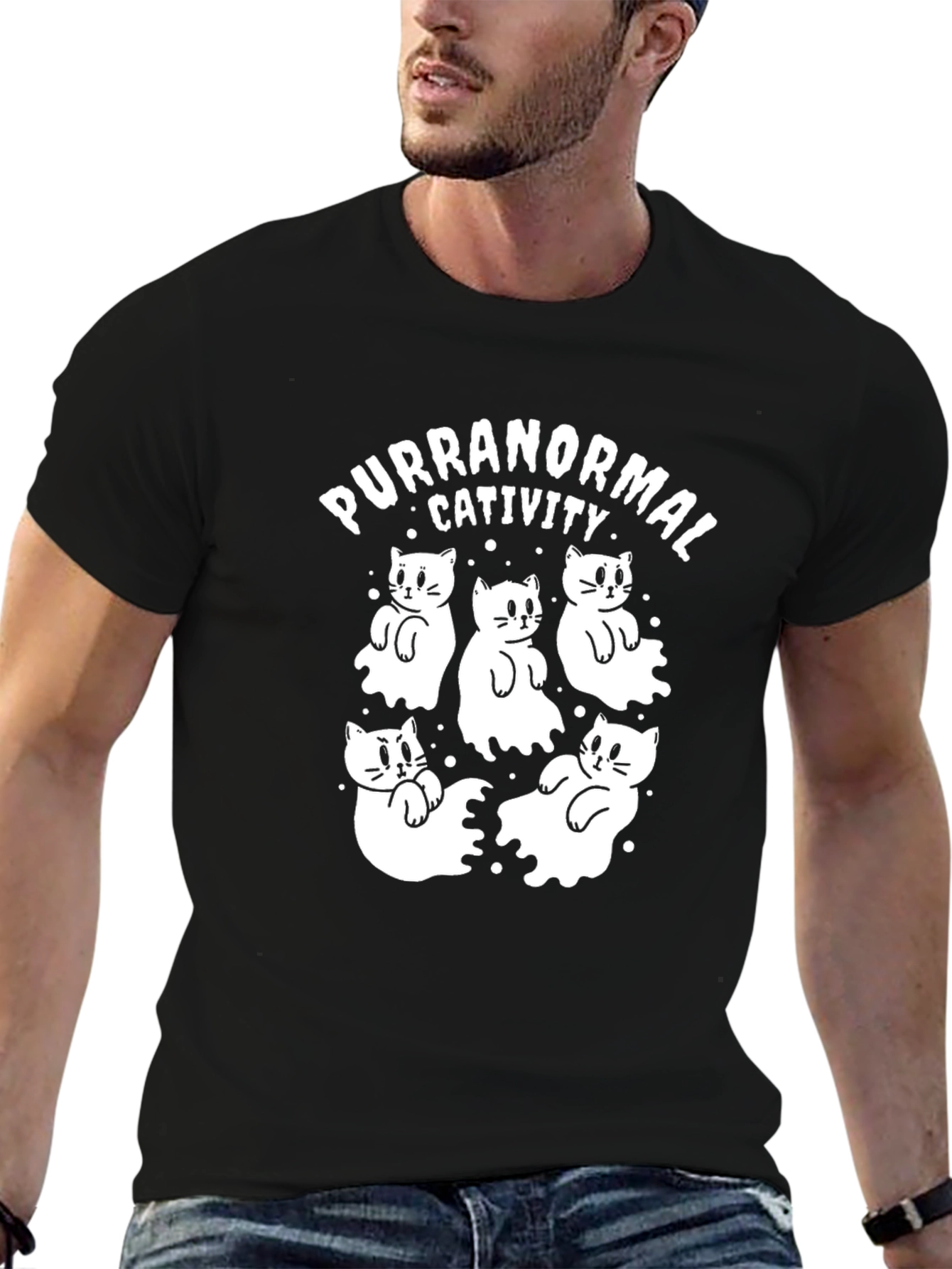 Purranormal Activity Black T-Shirt
