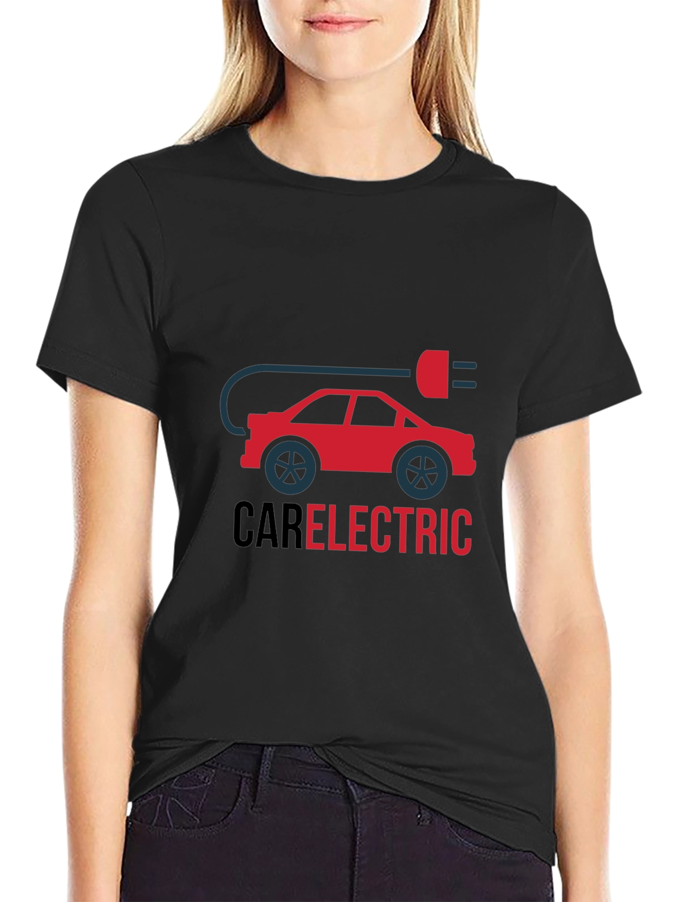 Electric Car Graphic Tee - Modern Comfort