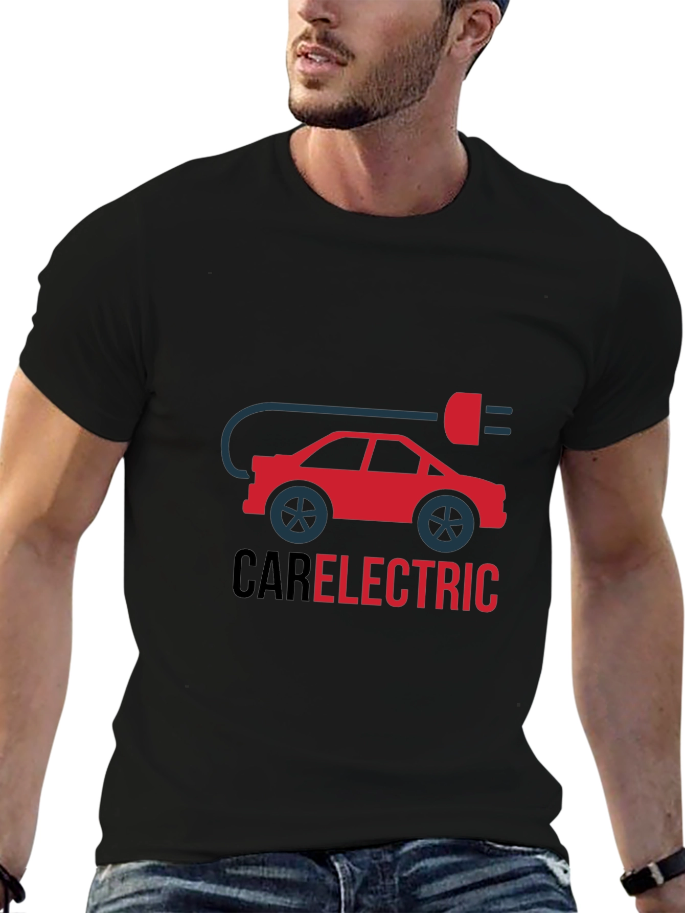 Electric Car Graphic Tee - Modern Comfort