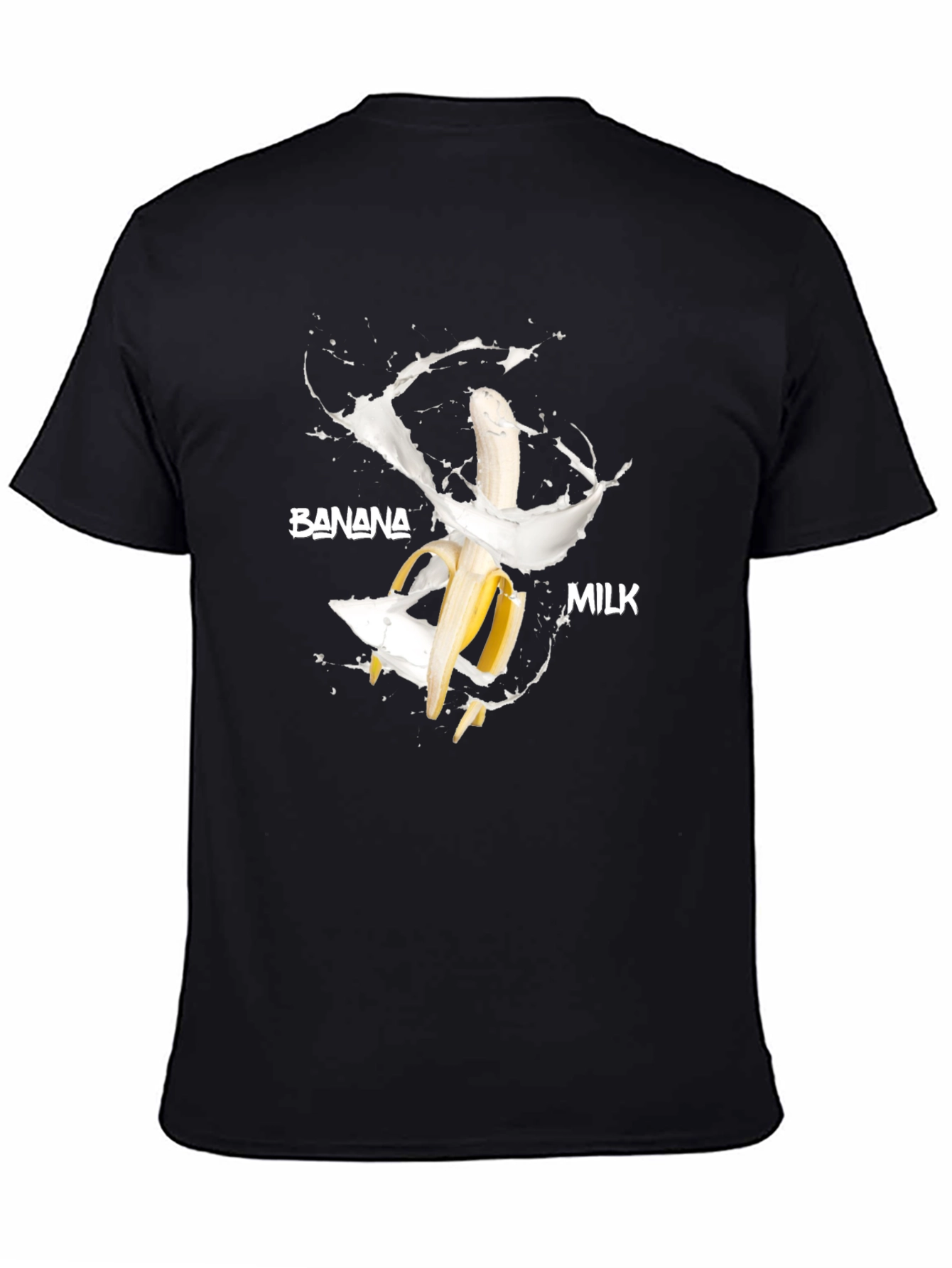 Banana Milk T-Shirt - Funny Food Graphic Tee