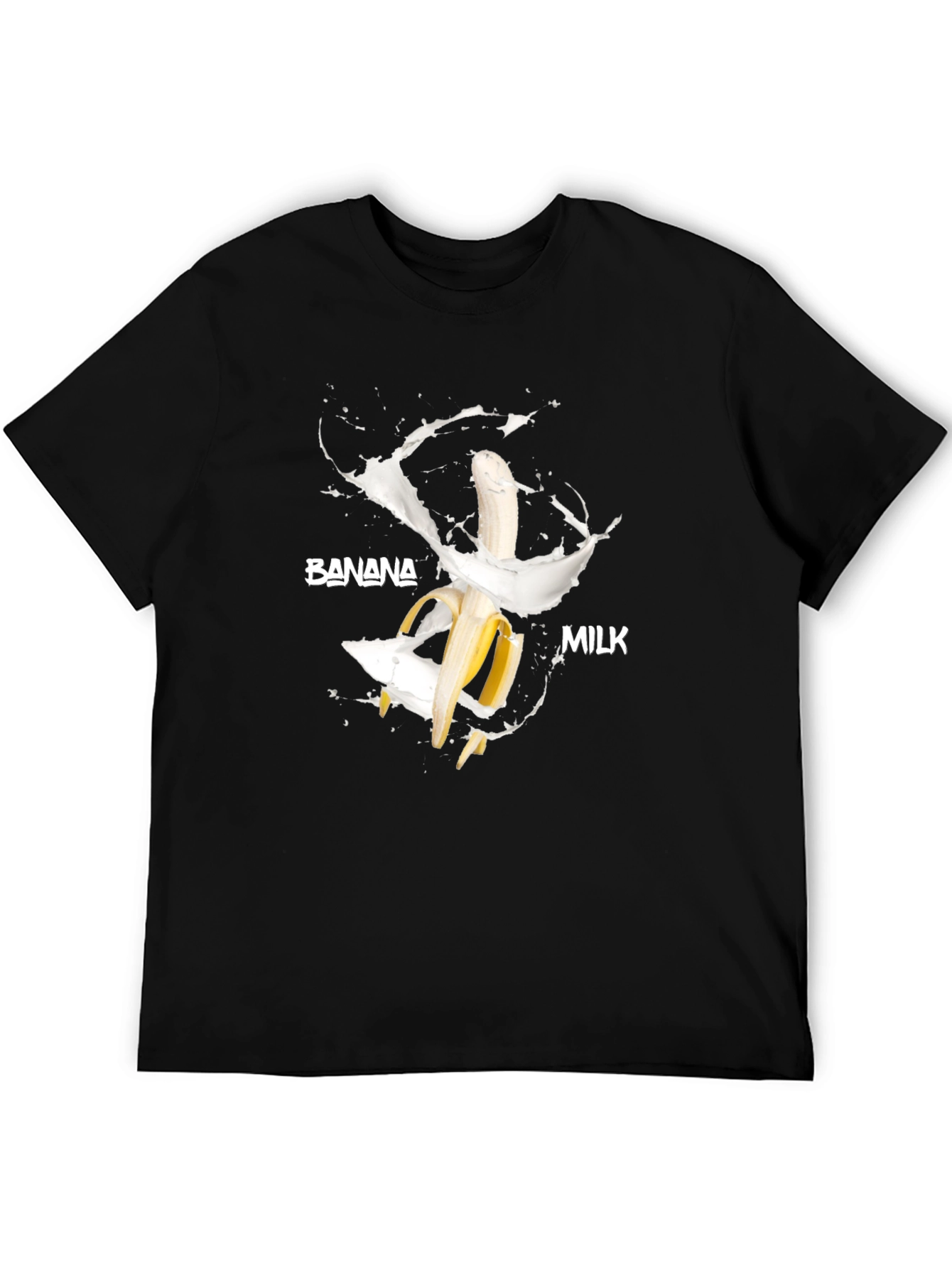 Banana Milk T-Shirt - Funny Food Graphic Tee