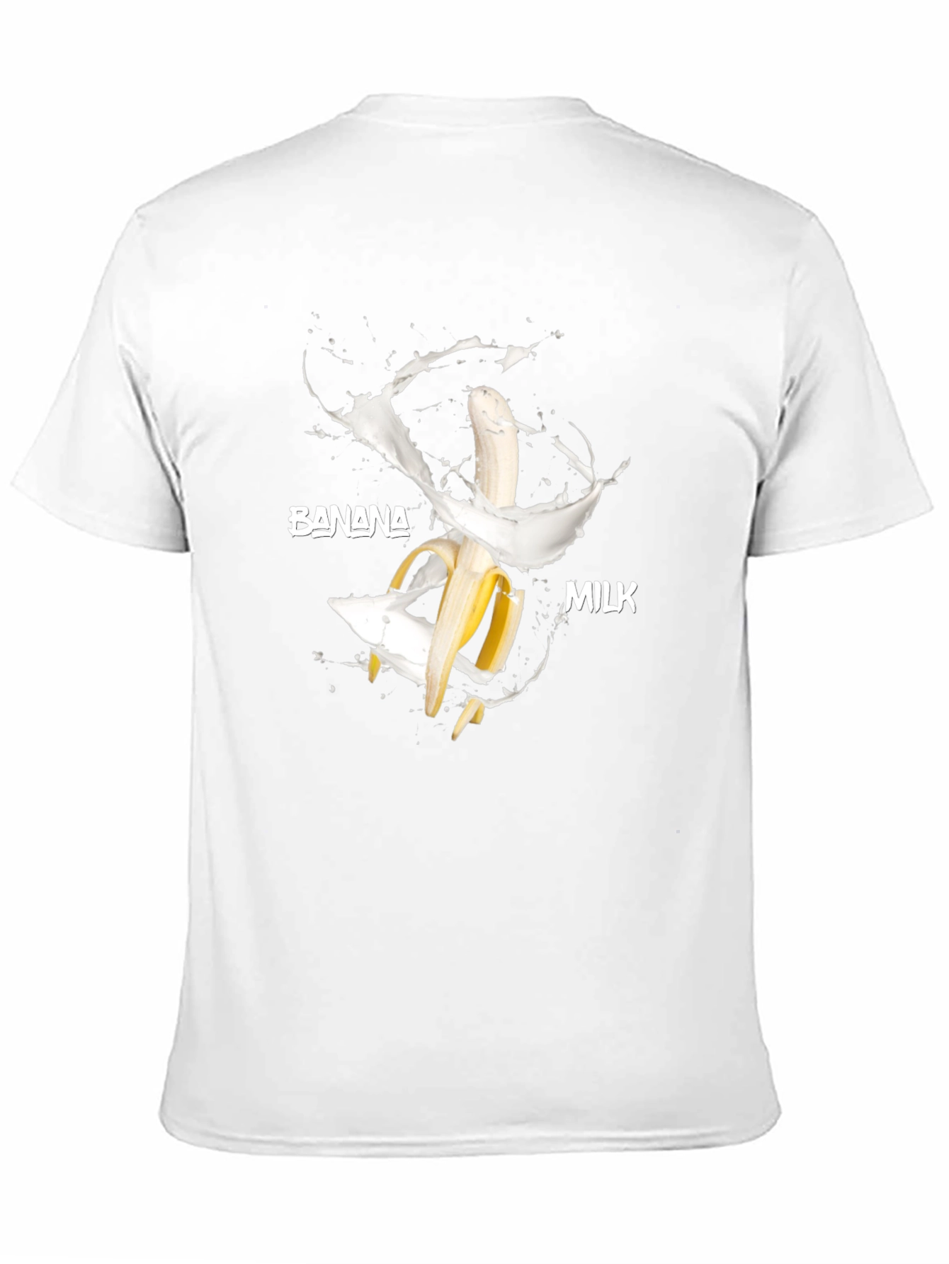 Banana Milk T-Shirt - Funny Food Graphic Tee