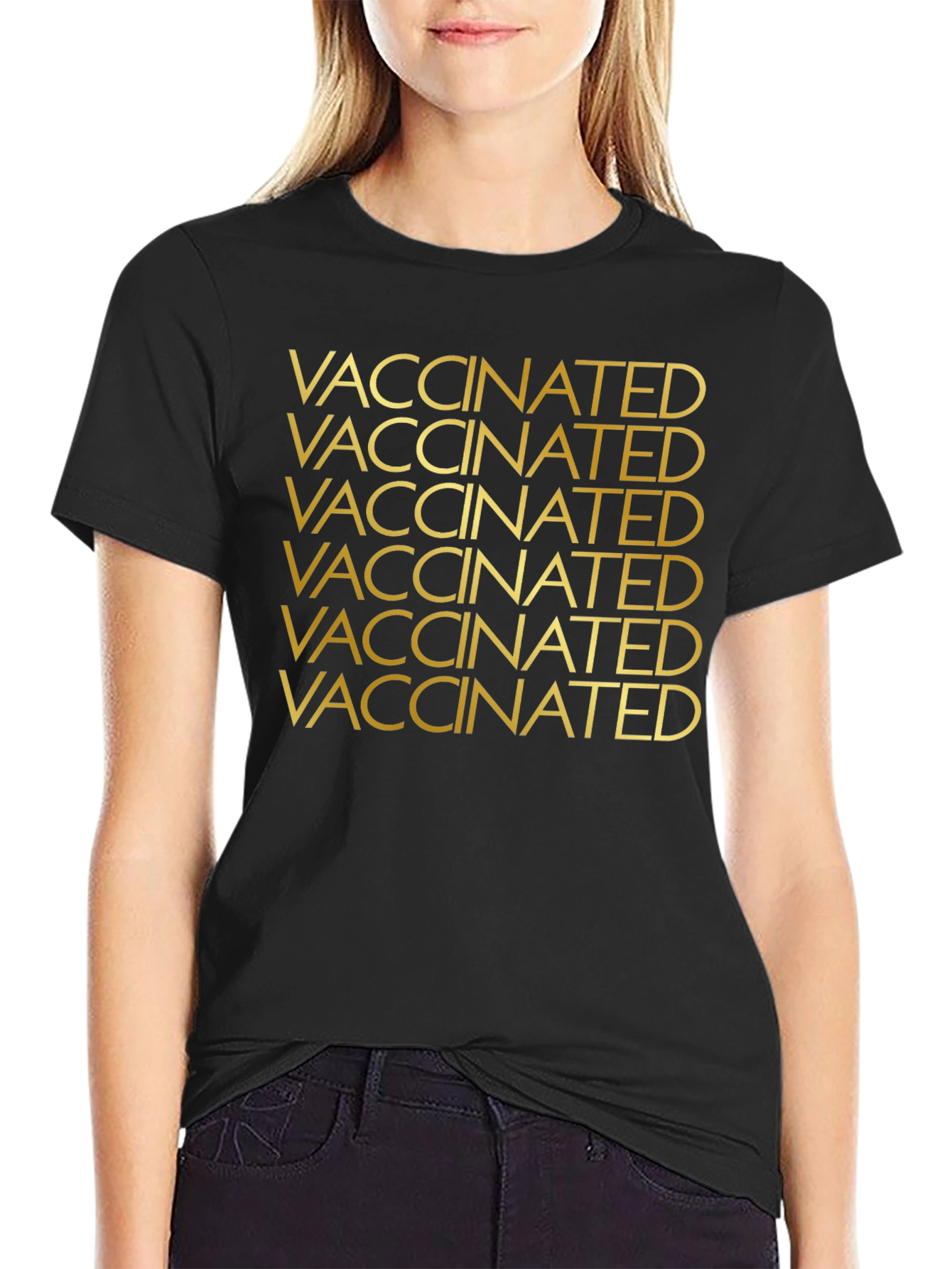 Vaccinated T-Shirt - Bold Statement Tee