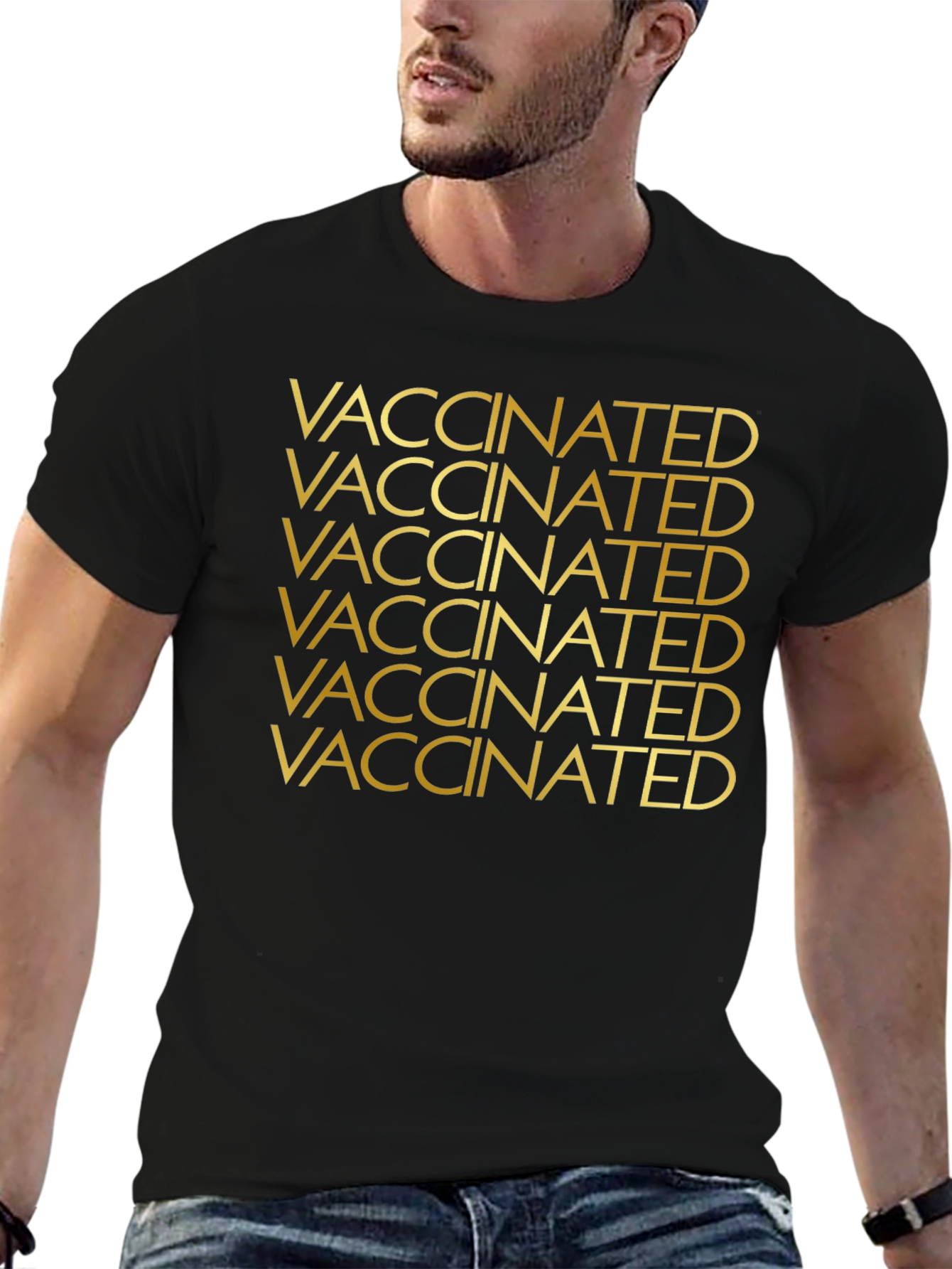 Vaccinated T-Shirt - Bold Statement Tee
