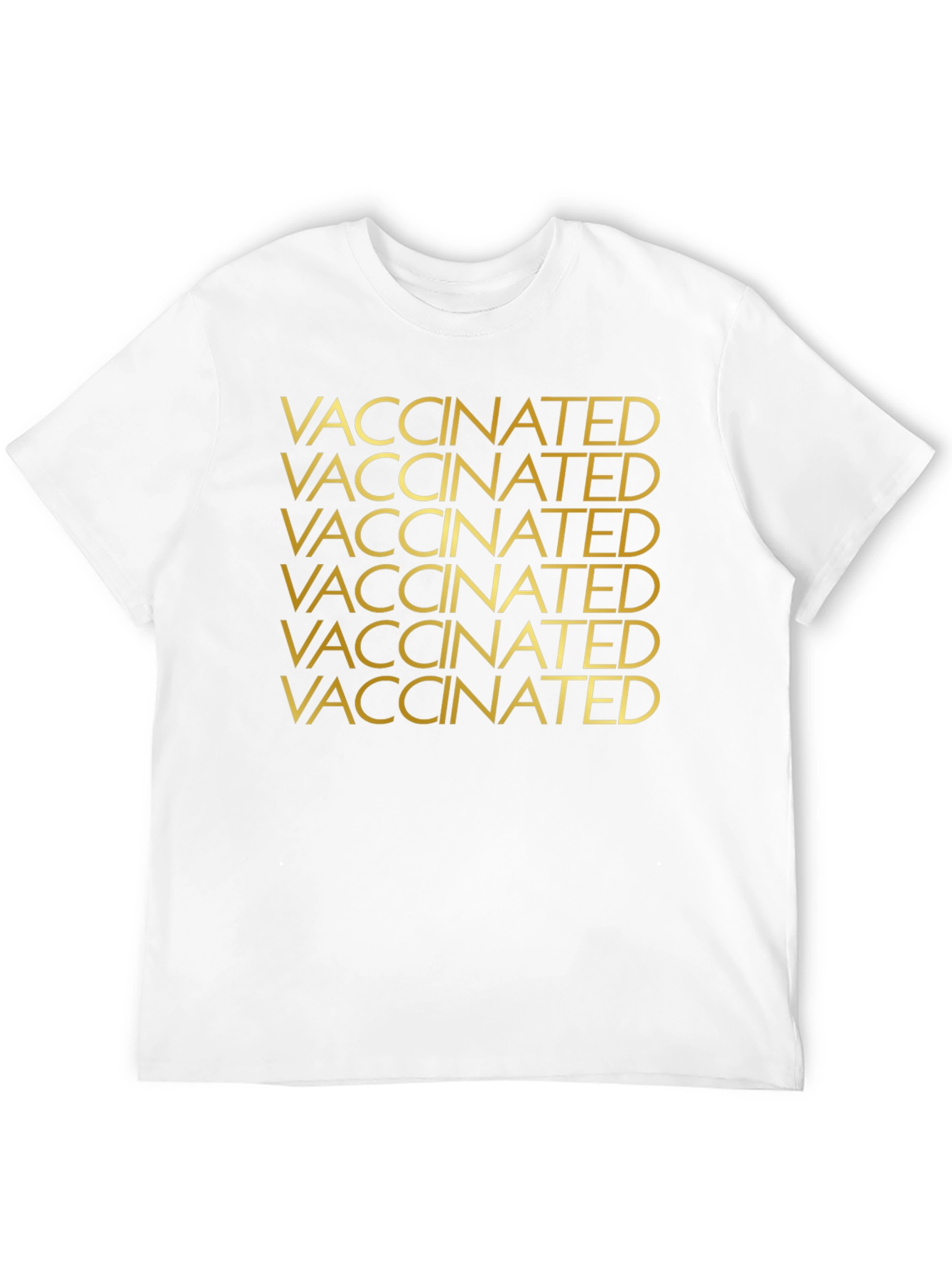 Vaccinated T-Shirt - Bold Statement Tee