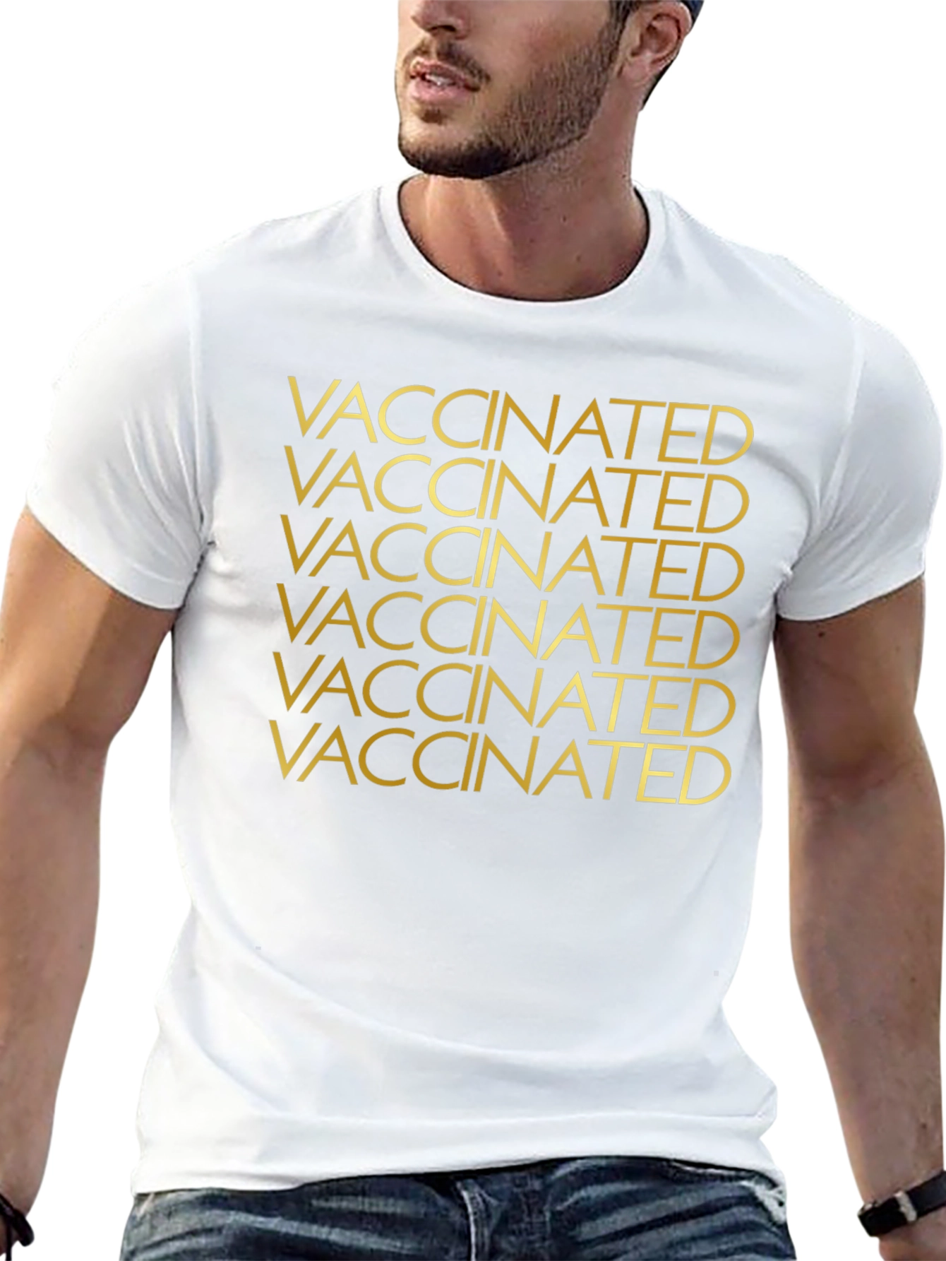 Vaccinated T-Shirt - Bold Statement Tee