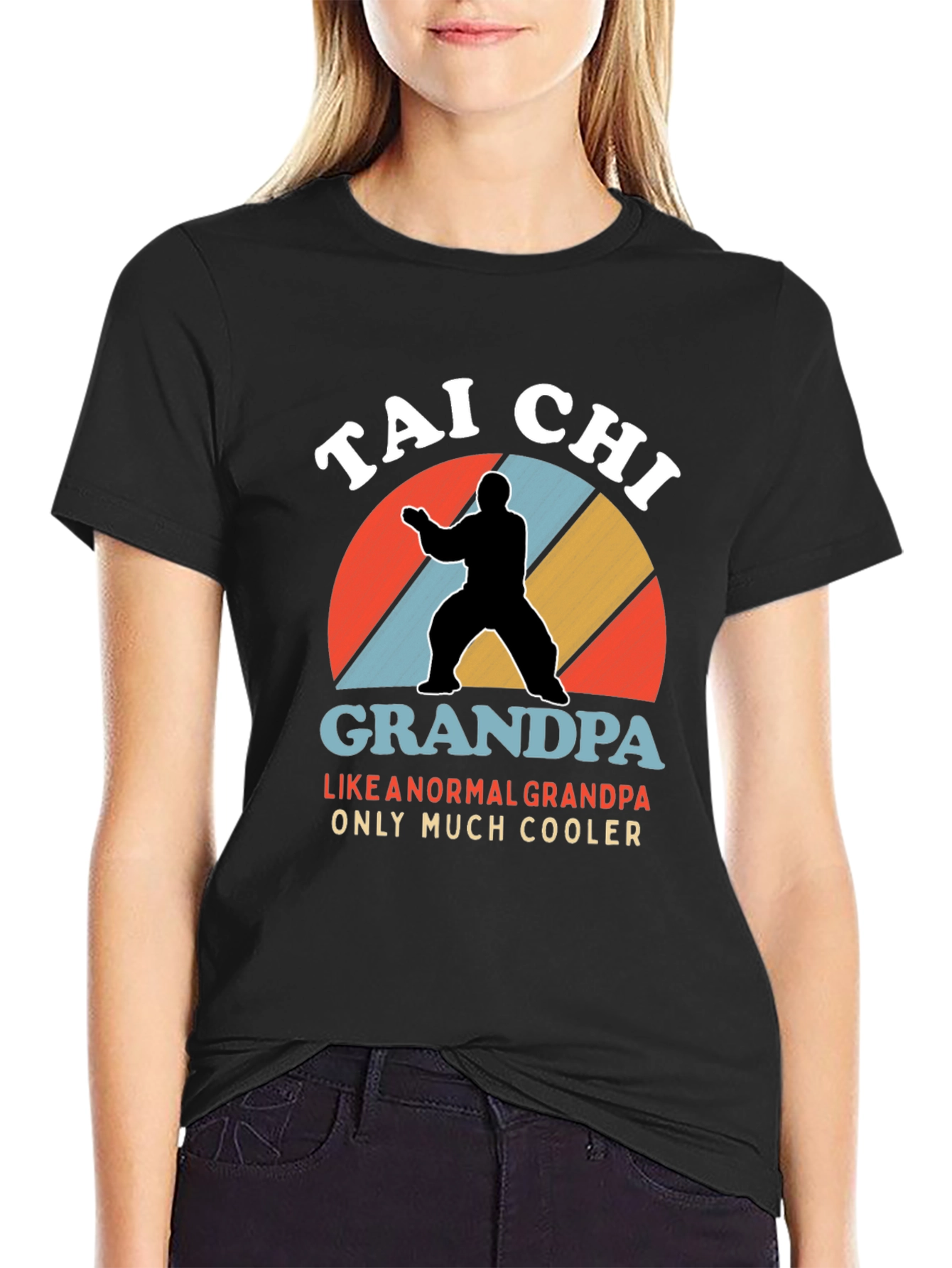 Tai Chi Grandpa T-Shirt - Cool Grandfather Gift