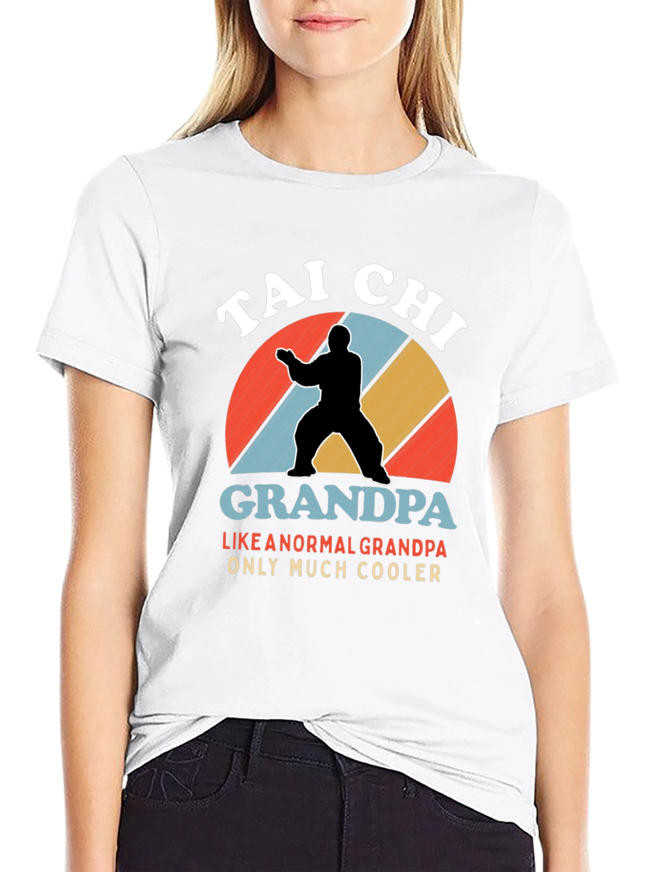 Tai Chi Grandpa T-Shirt - Cool Grandfather Gift