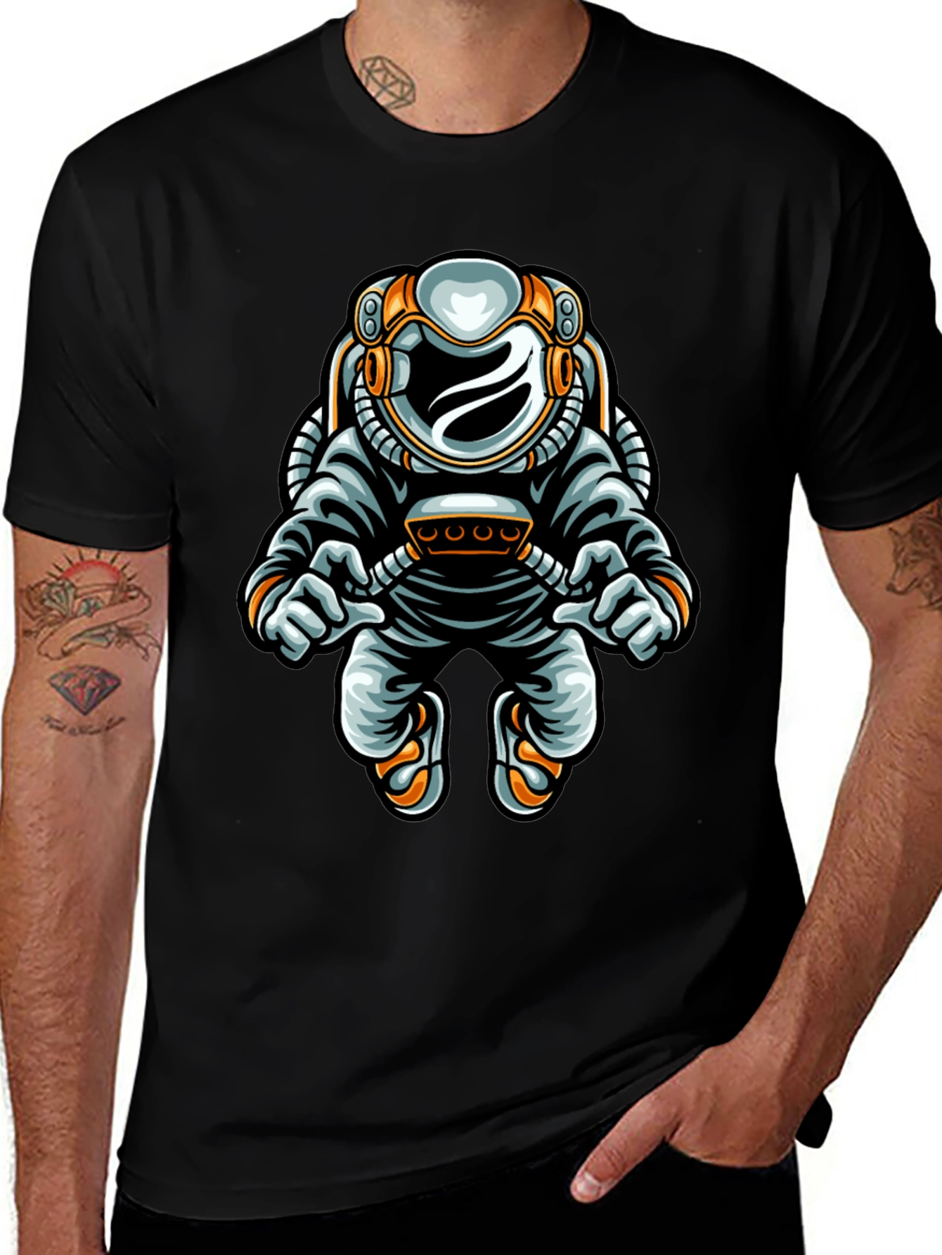 Astronaut Graphic Print Tee