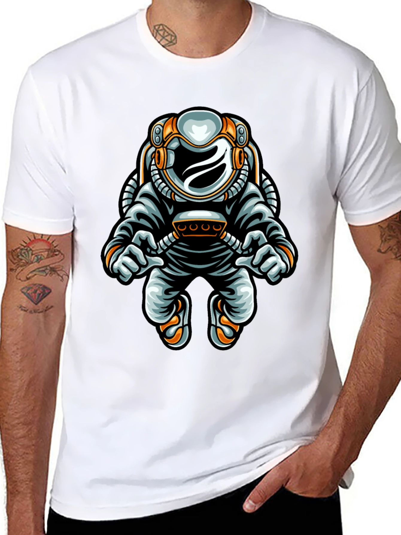 Astronaut Graphic Print Tee