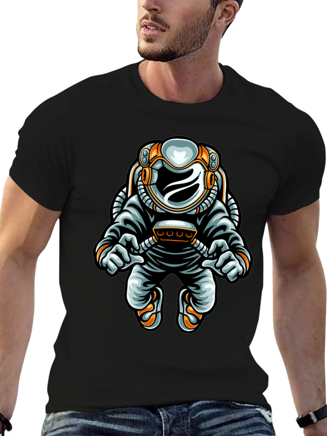 Astronaut Graphic Print Tee