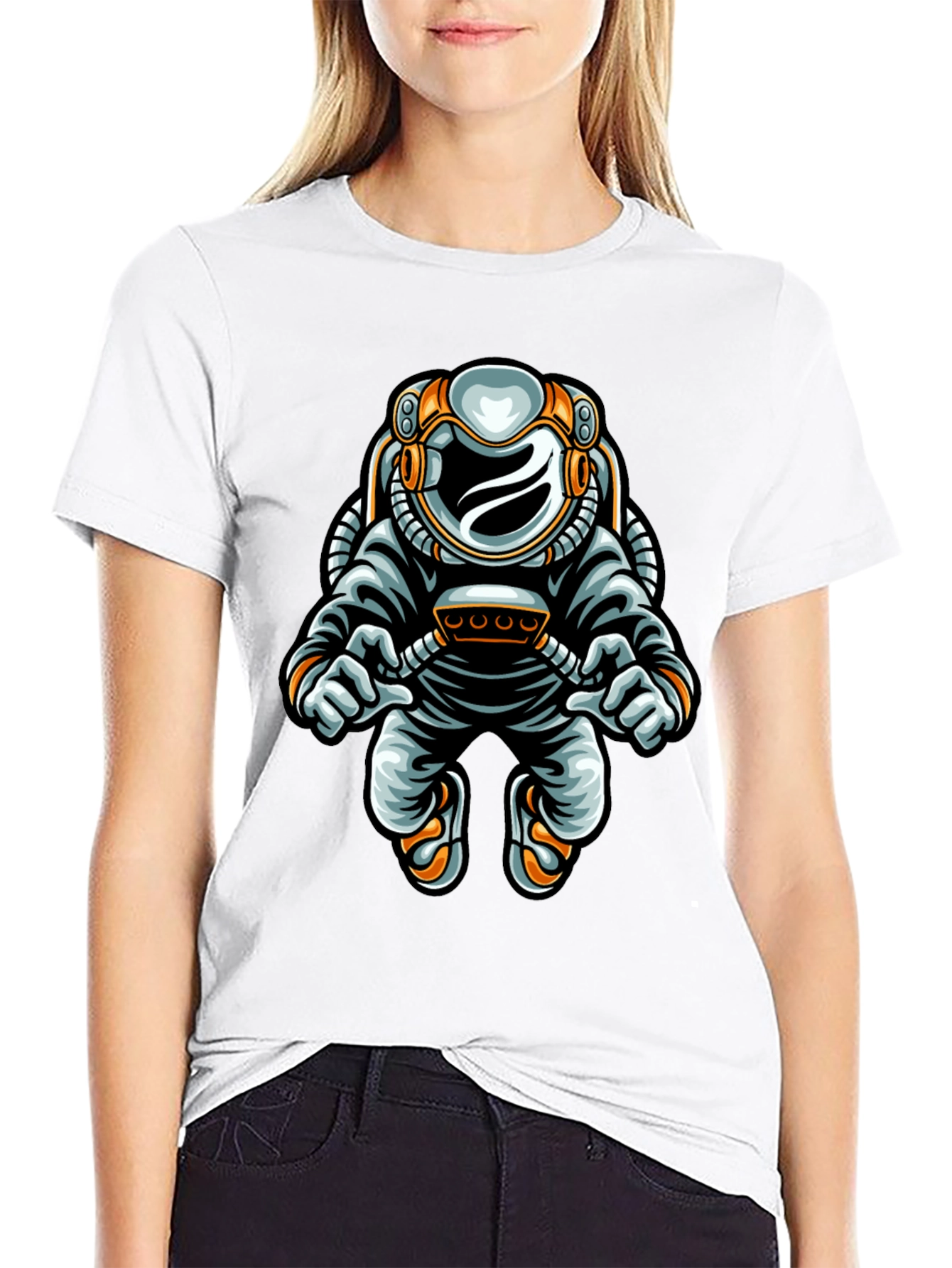 Astronaut Graphic Print Tee