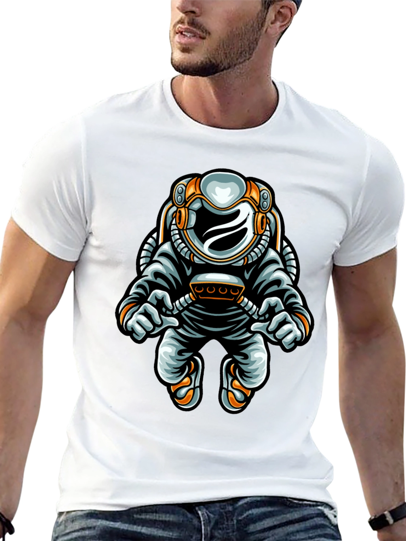 Astronaut Graphic Print Tee