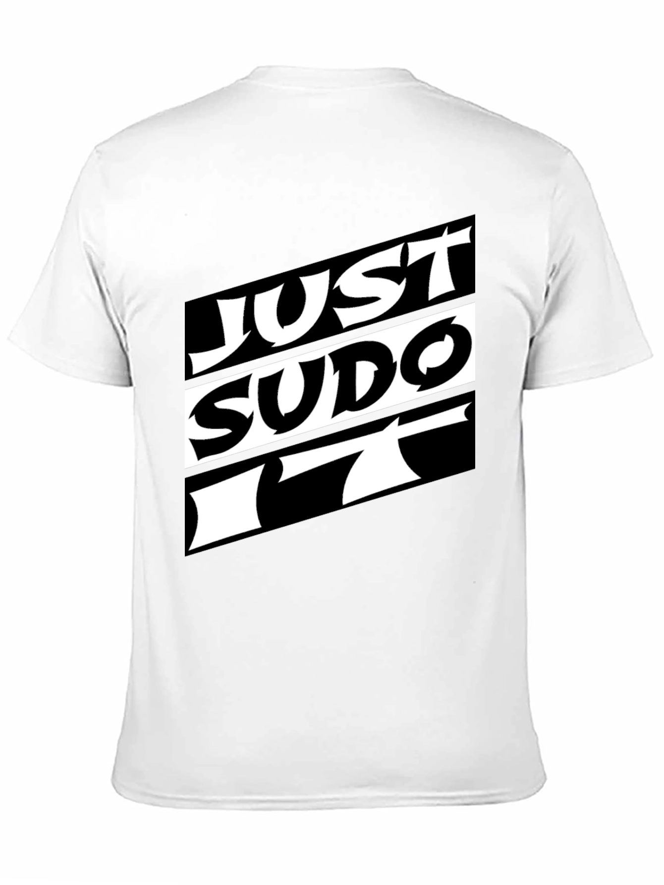 Just Sudo It T-Shirt - Black Graphic Tee