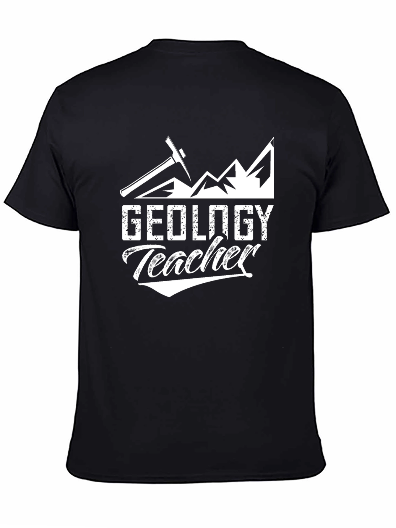 Geology Teacher Black T-Shirt
