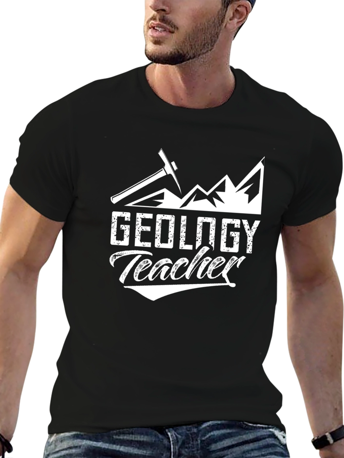 Geology Teacher Black T-Shirt