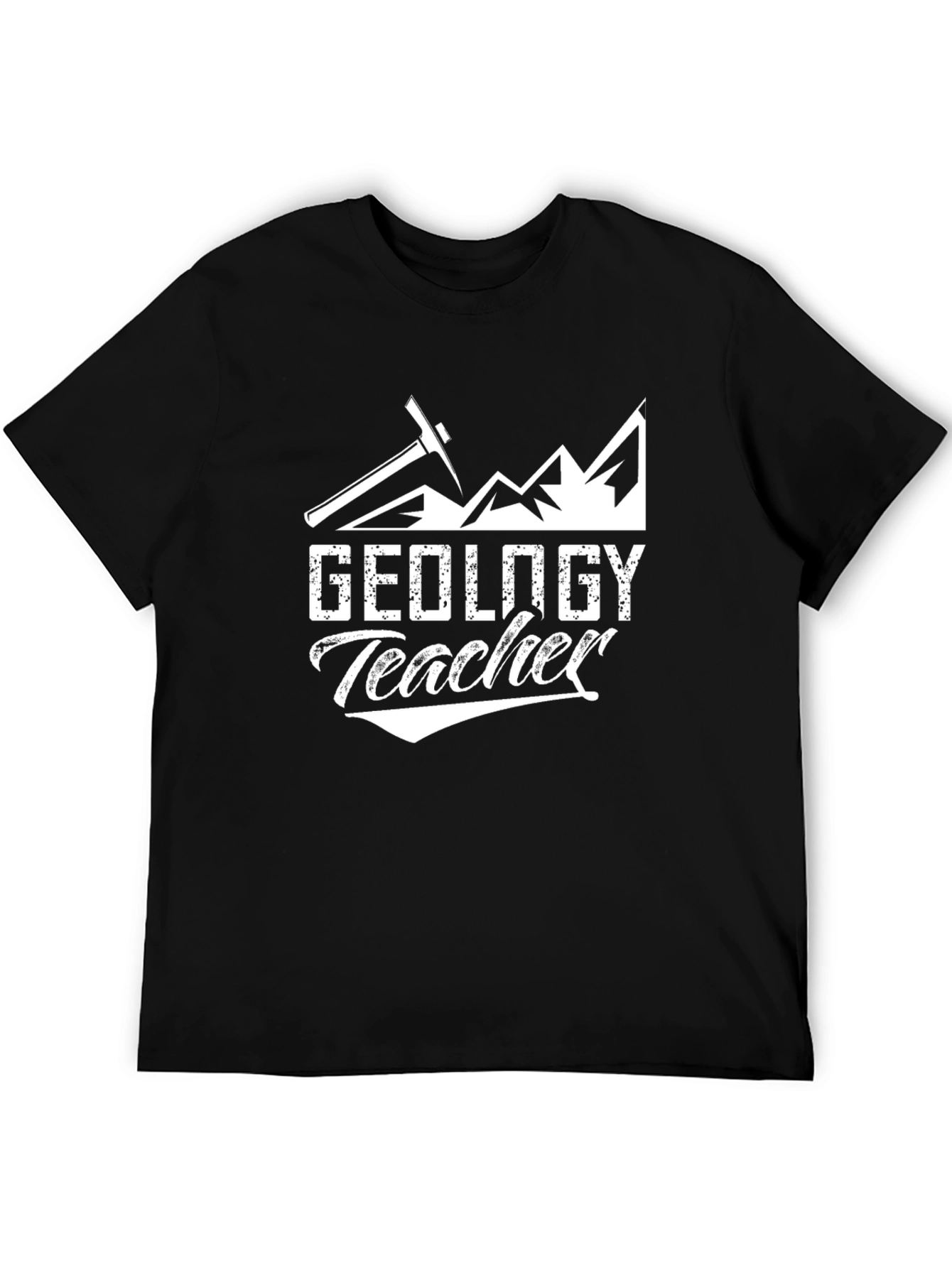 Geology Teacher Black T-Shirt