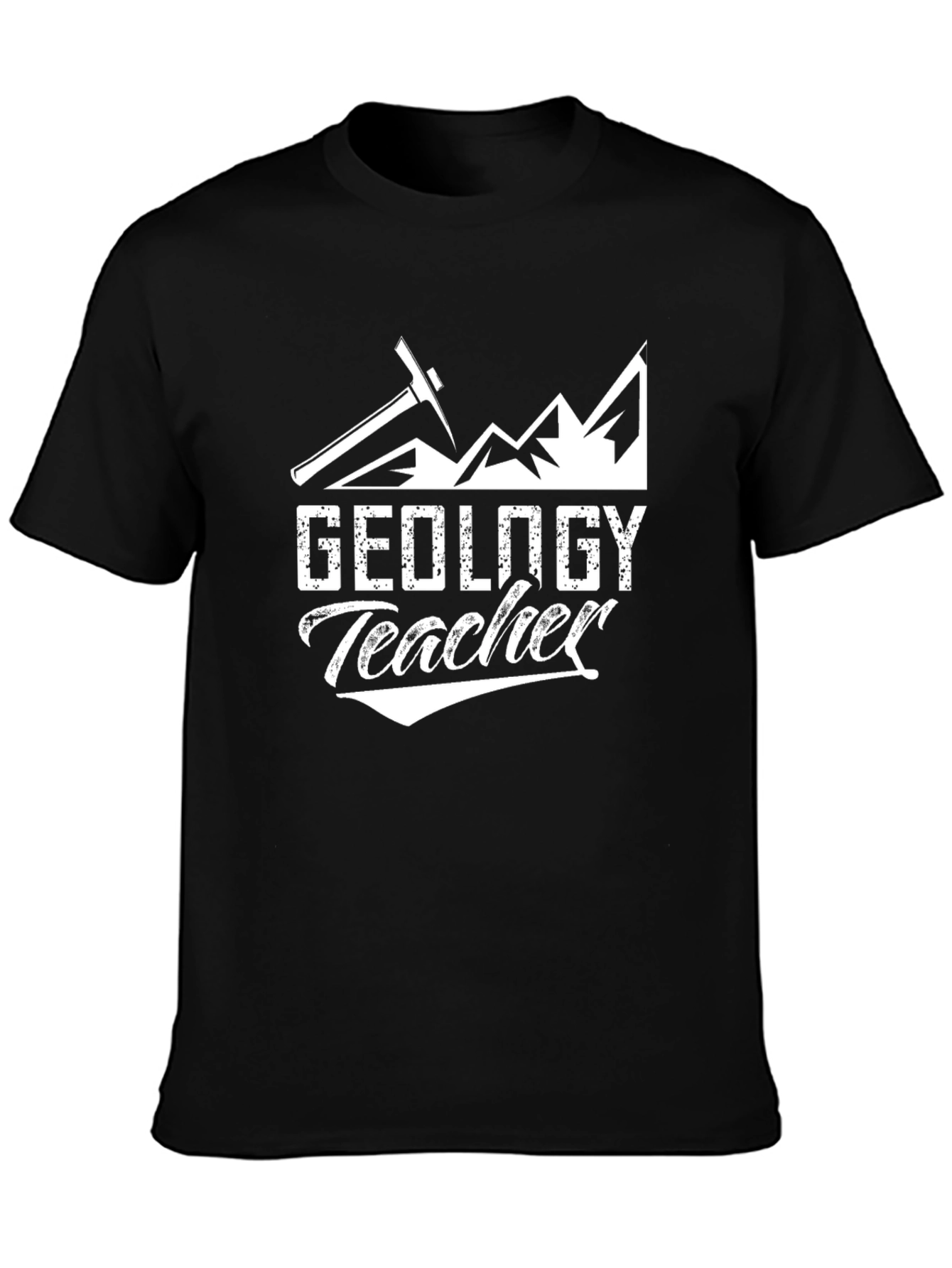 Geology Teacher Black T-Shirt