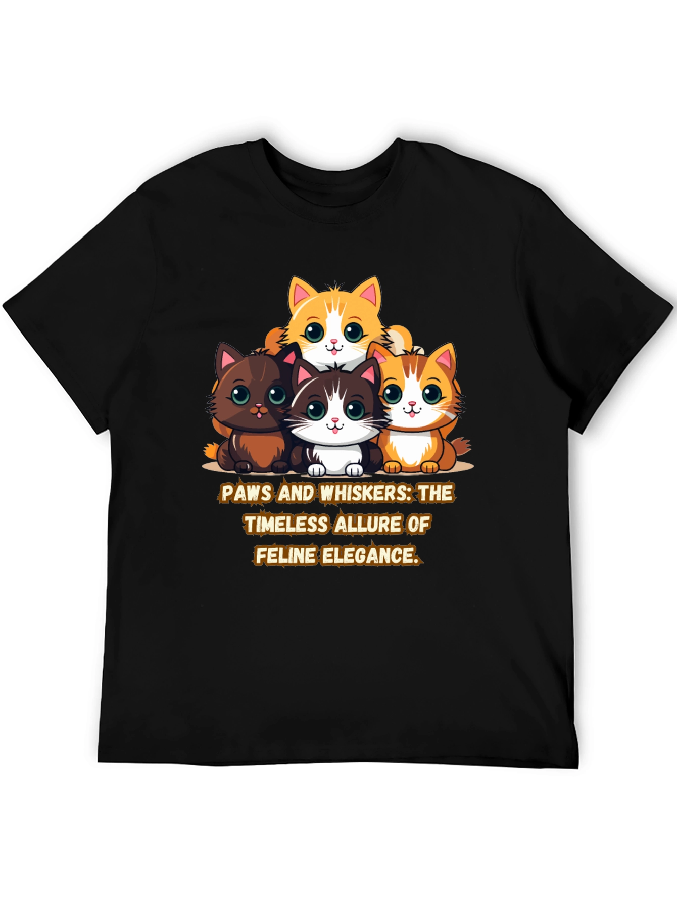 Cute Cat Elegance T-Shirt