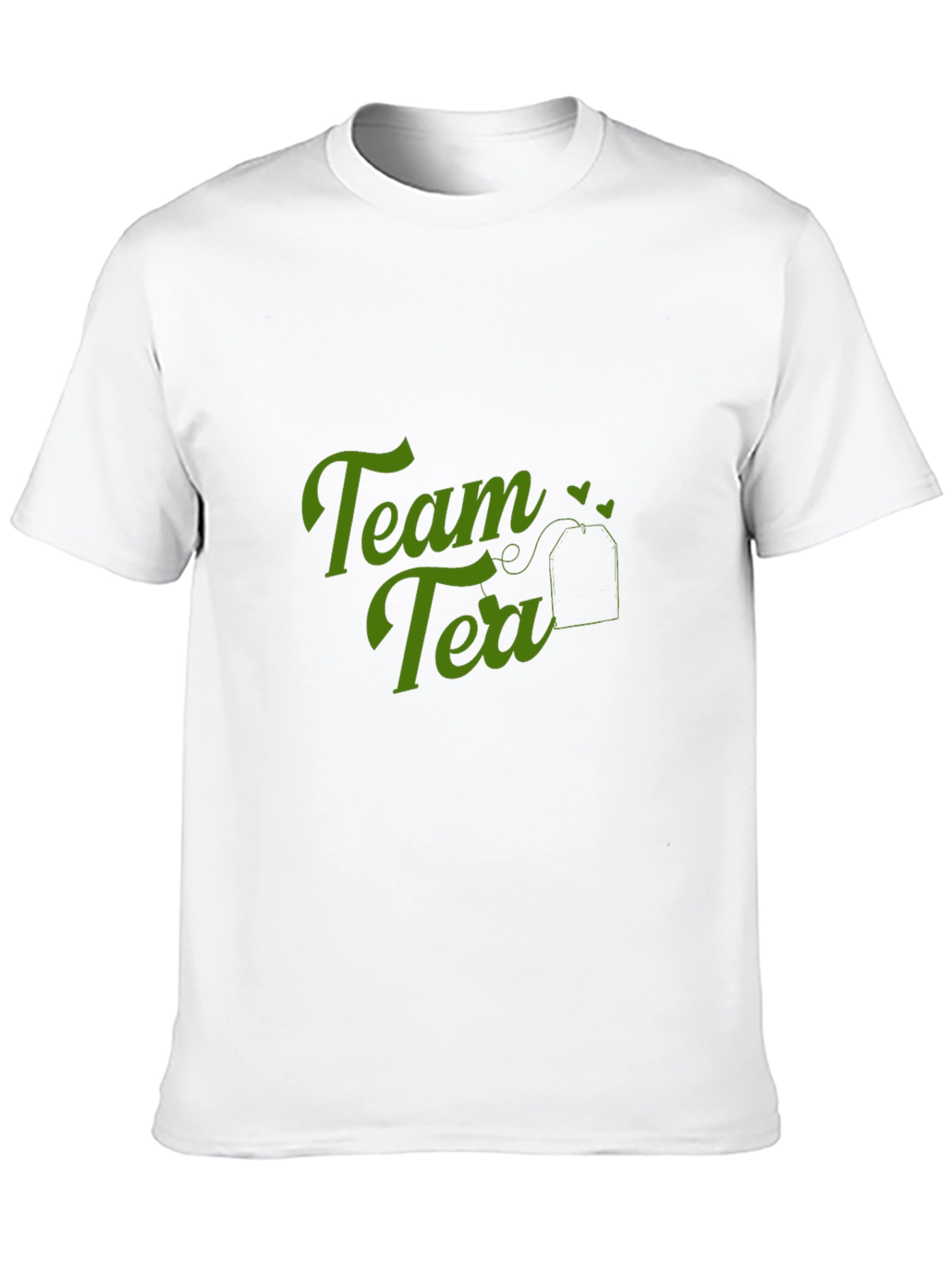 Team Tea T-Shirt - Black Crew Neck Soft Tee