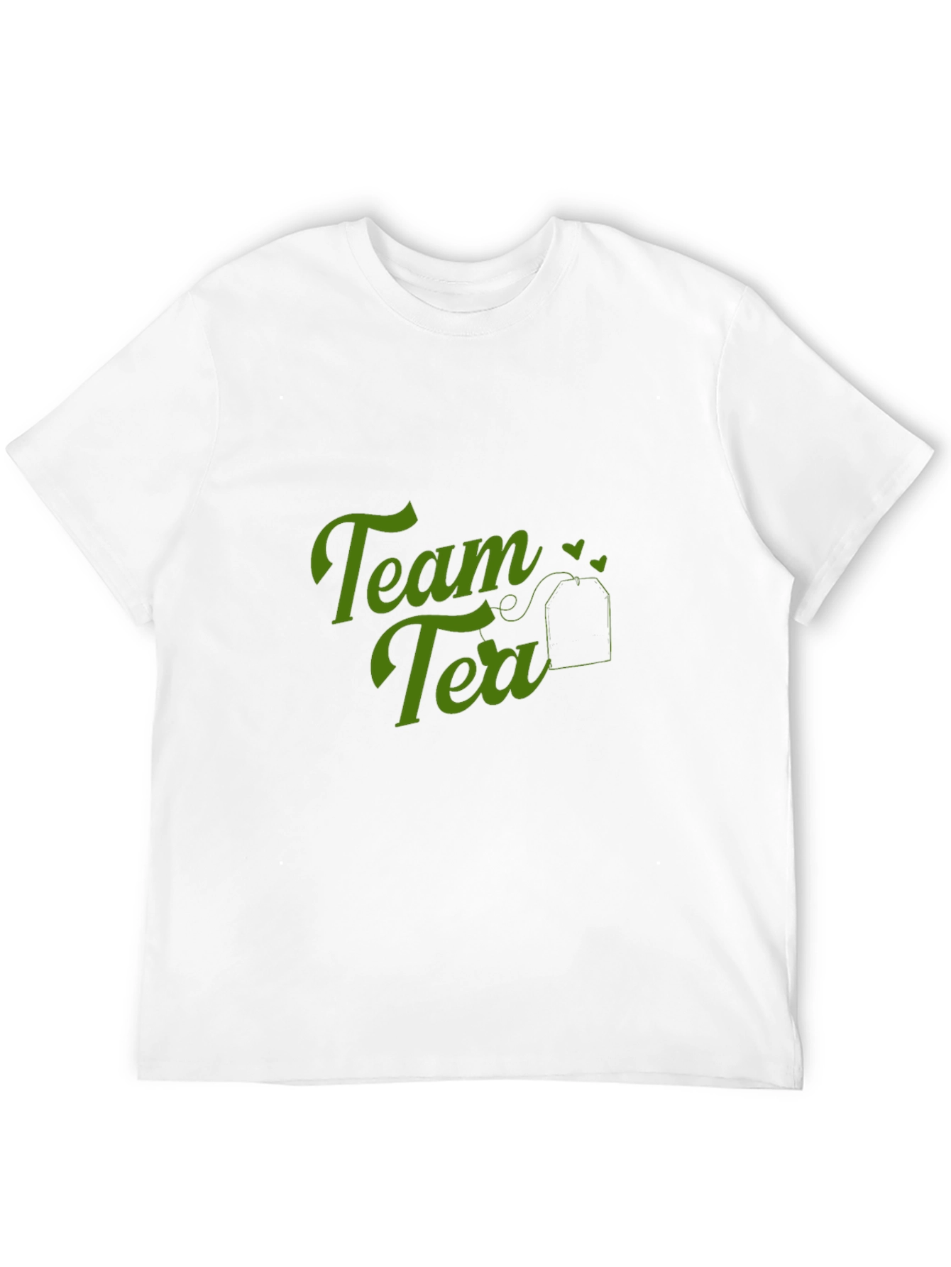 Team Tea T-Shirt - Black Crew Neck Soft Tee