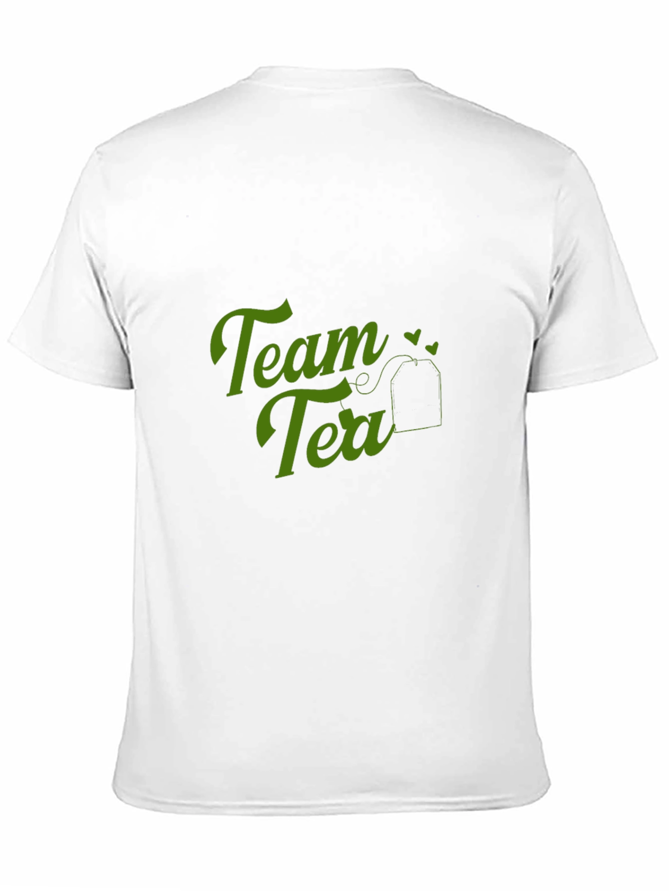 Team Tea T-Shirt - Black Crew Neck Soft Tee
