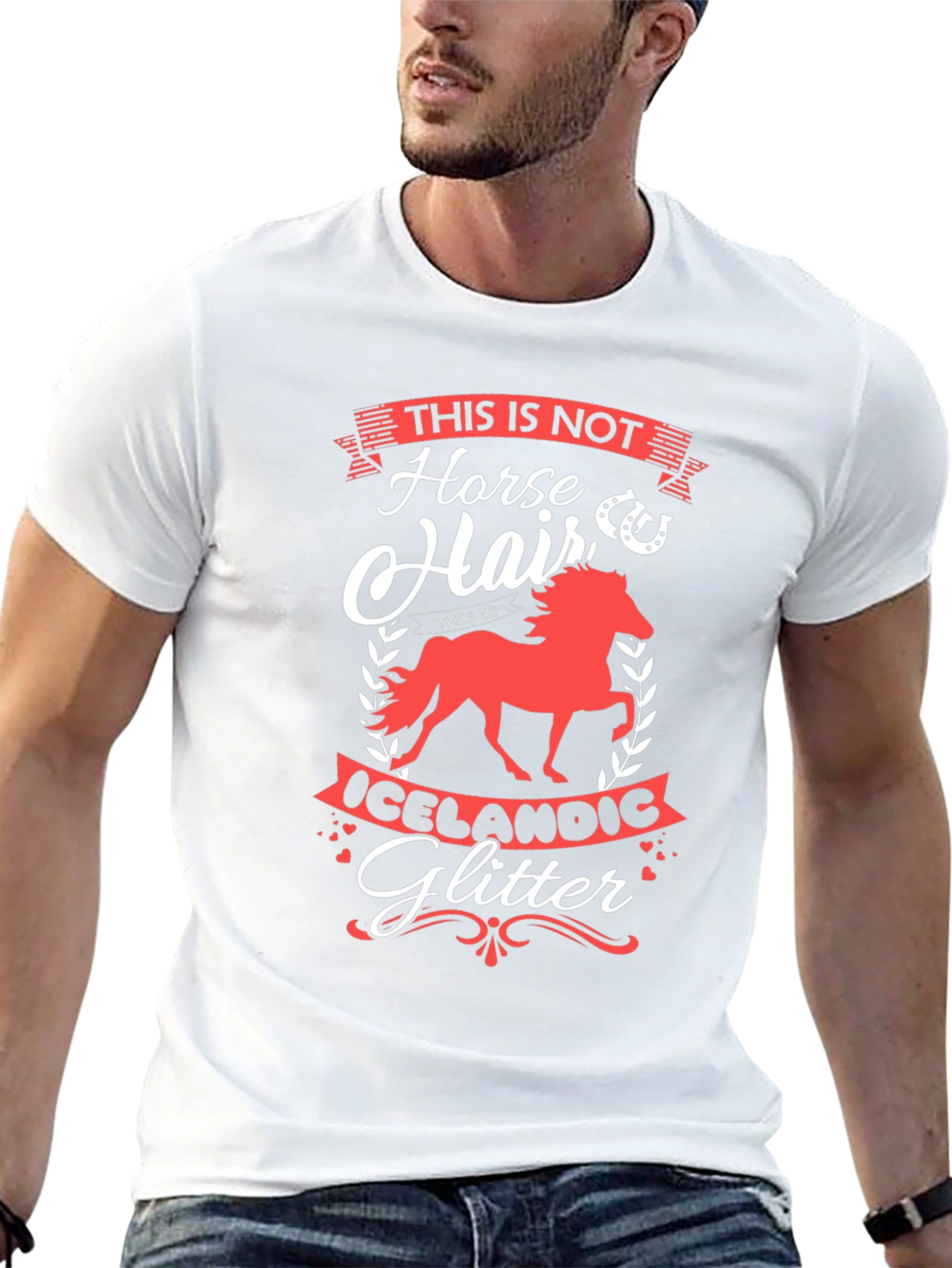 Horse Hair Icelandic Glitter Tee